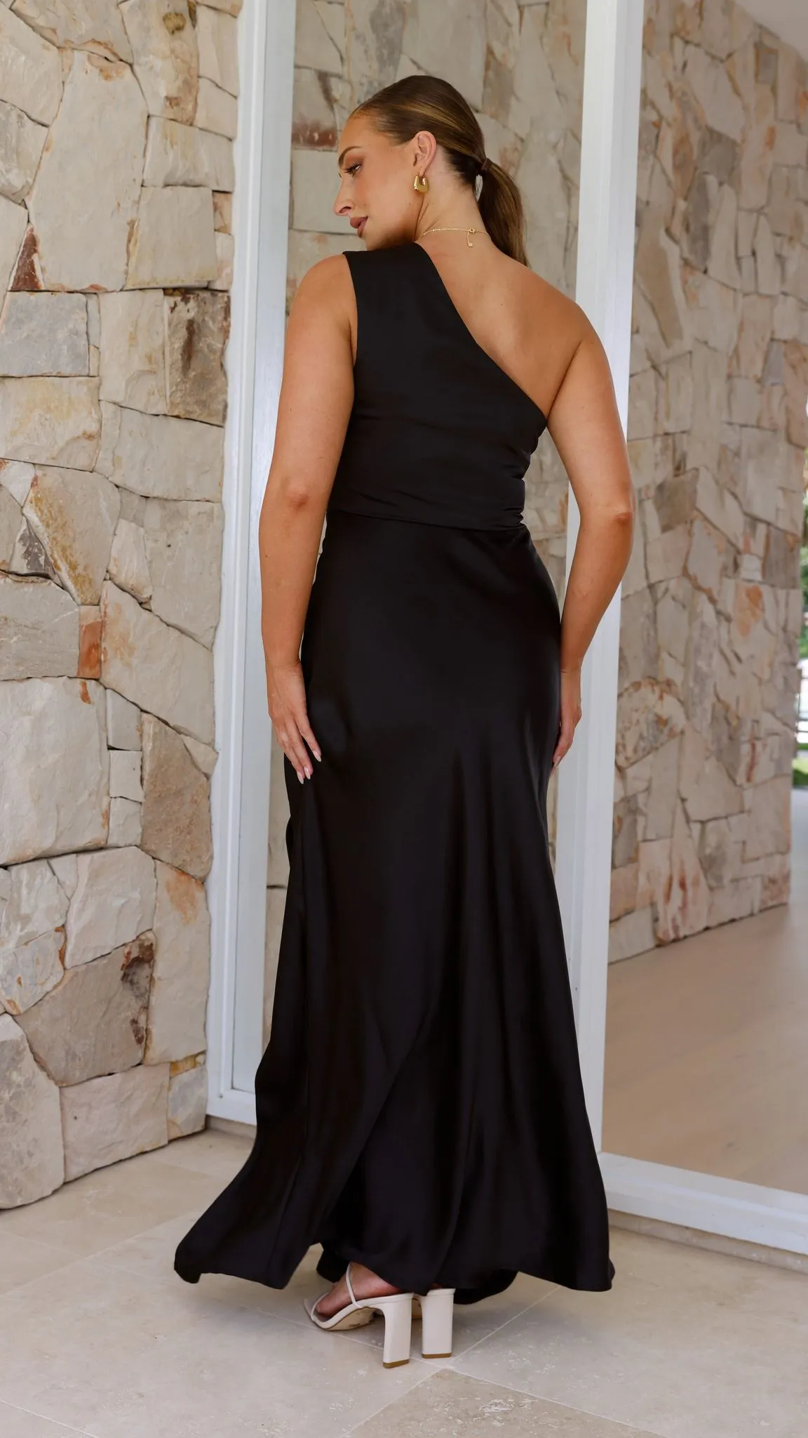 Victoria Maxi Dress - Black Billy J