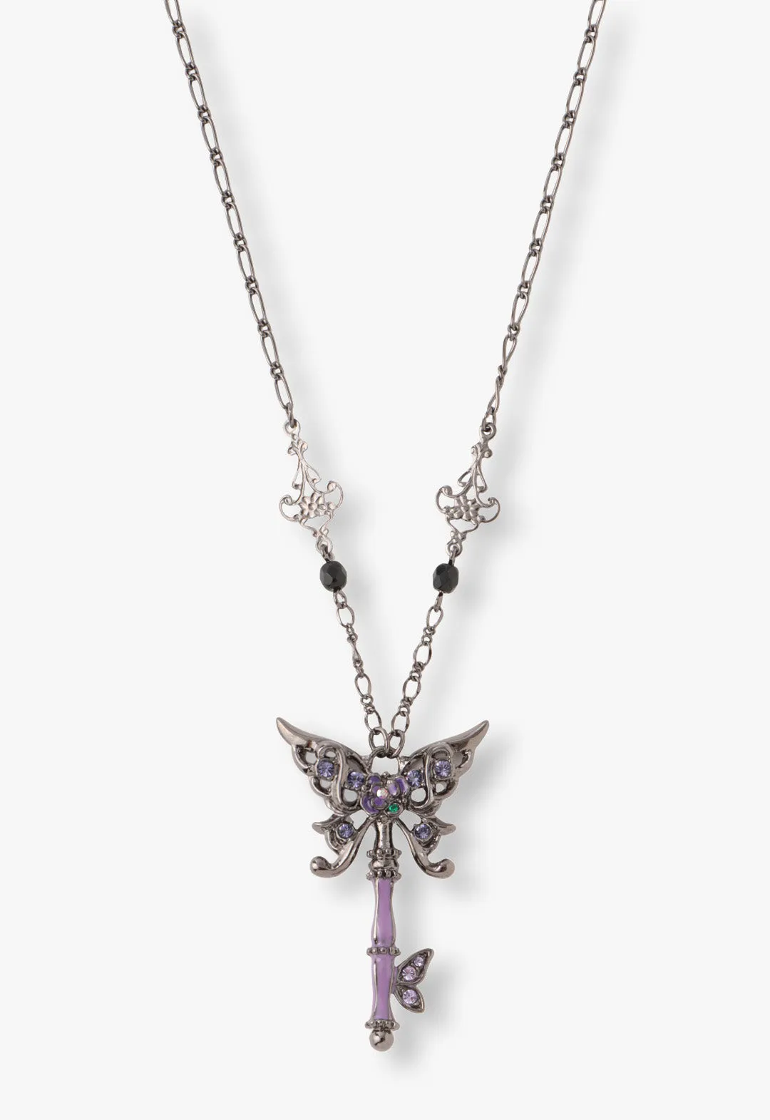 Victorian Butterfly Key Necklace Annasui