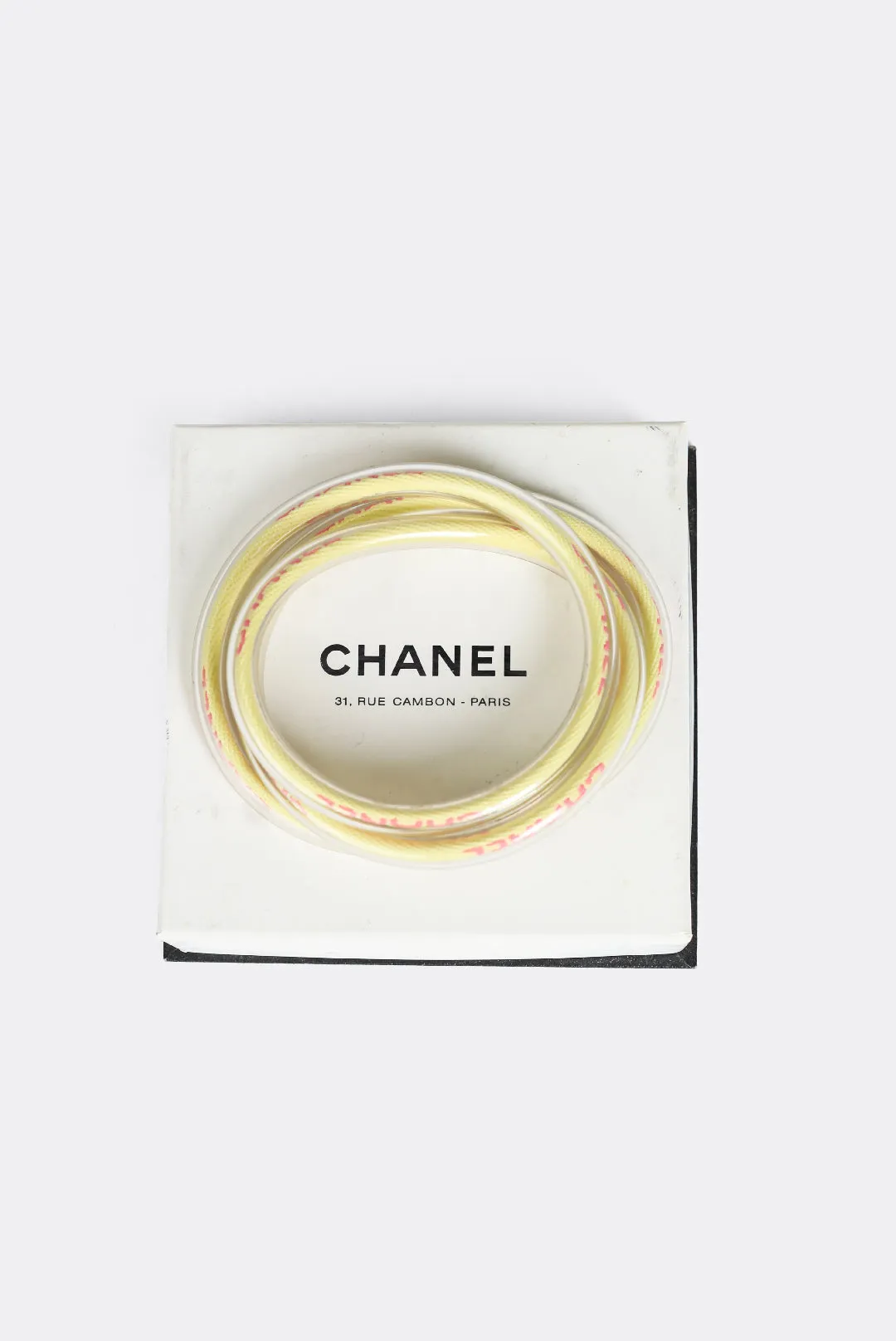 Vintage Chanel Logo Wrap-Around Tube Bracelet Frankie