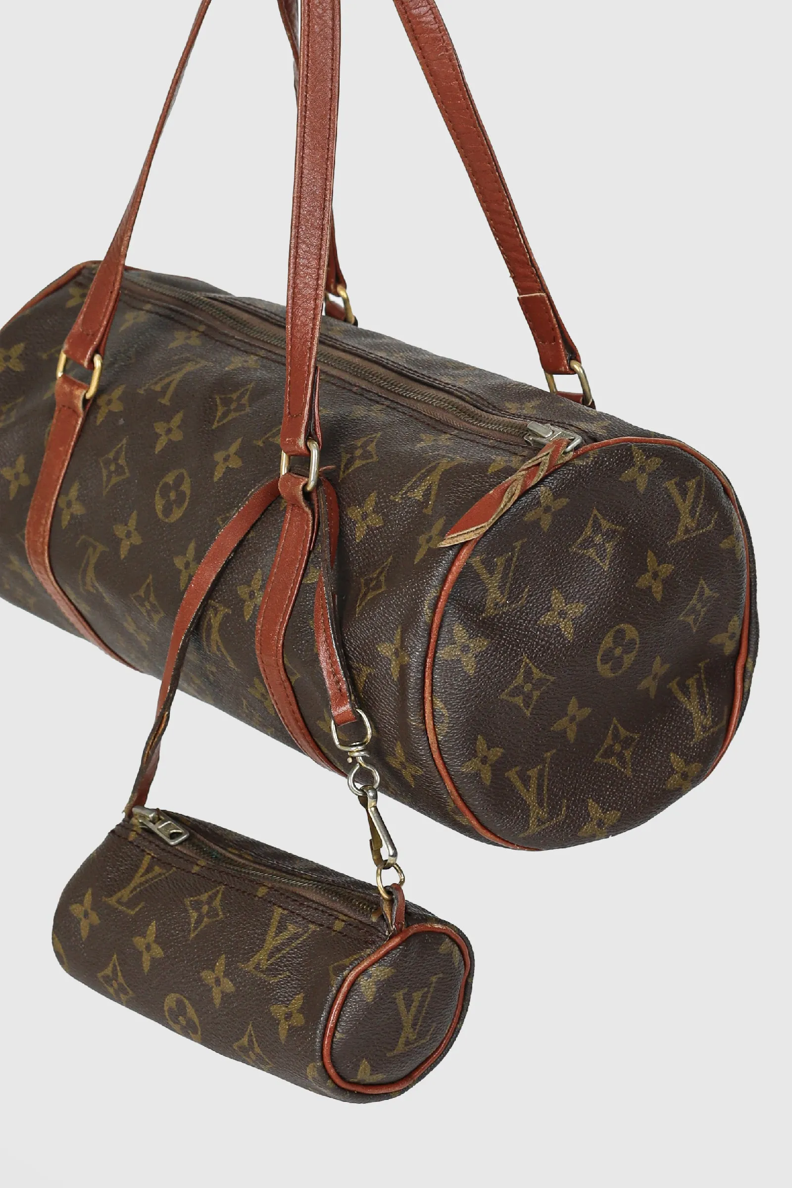 Vintage Louis Vuitton Papillon with Companion Frankie