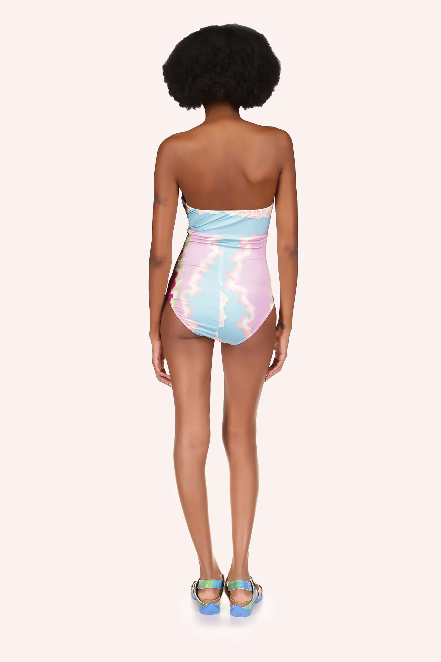 Wavy Clouds Bathing Suit Annasui