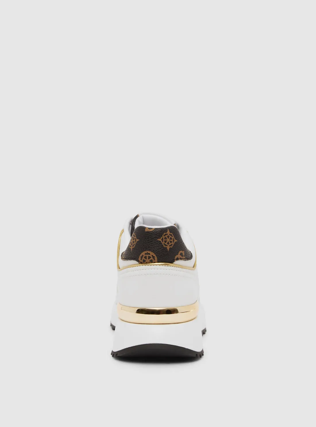 White Brown Koyaa Sneakers Guess