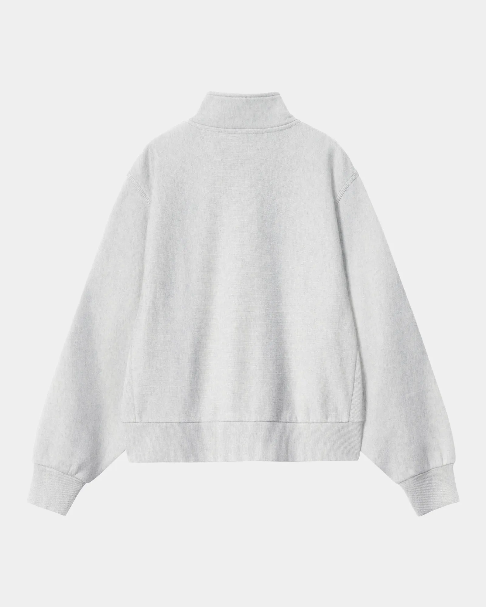 Womens American Script High Neck Sweatshirt | Ash Heather Carhartt WIP