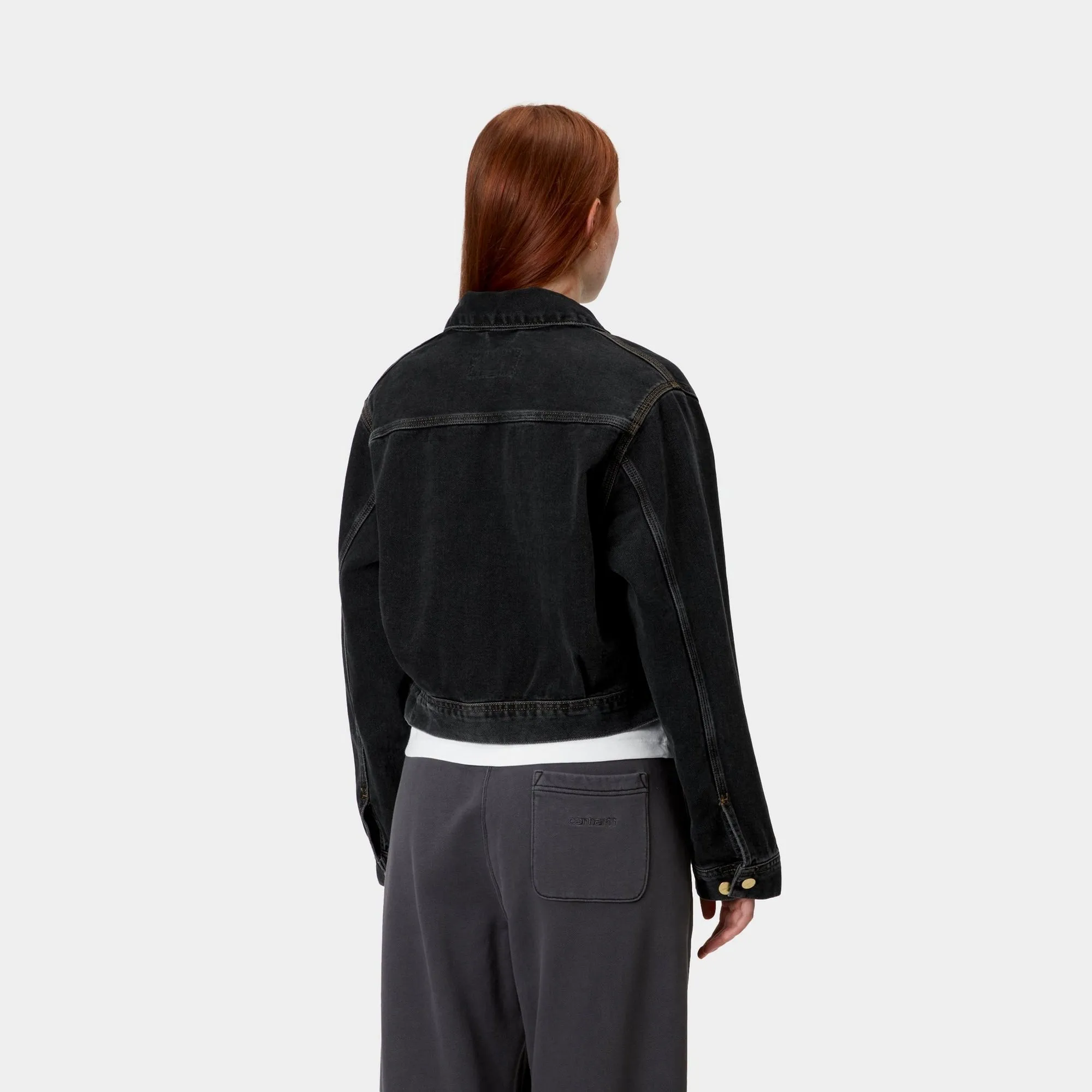 Womens Arca Jacket | Black (stone washed) Carhartt WIP