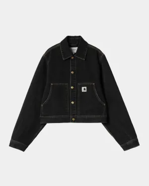 Womens Arca Jacket | Black (stone washed) Carhartt WIP