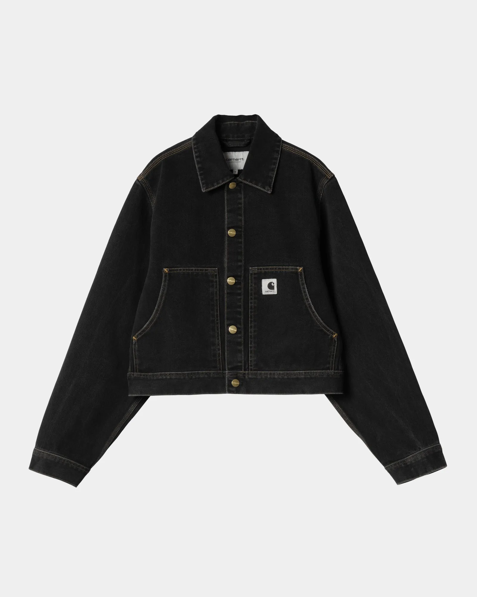 Womens Arca Jacket | Black (stone washed) Carhartt WIP
