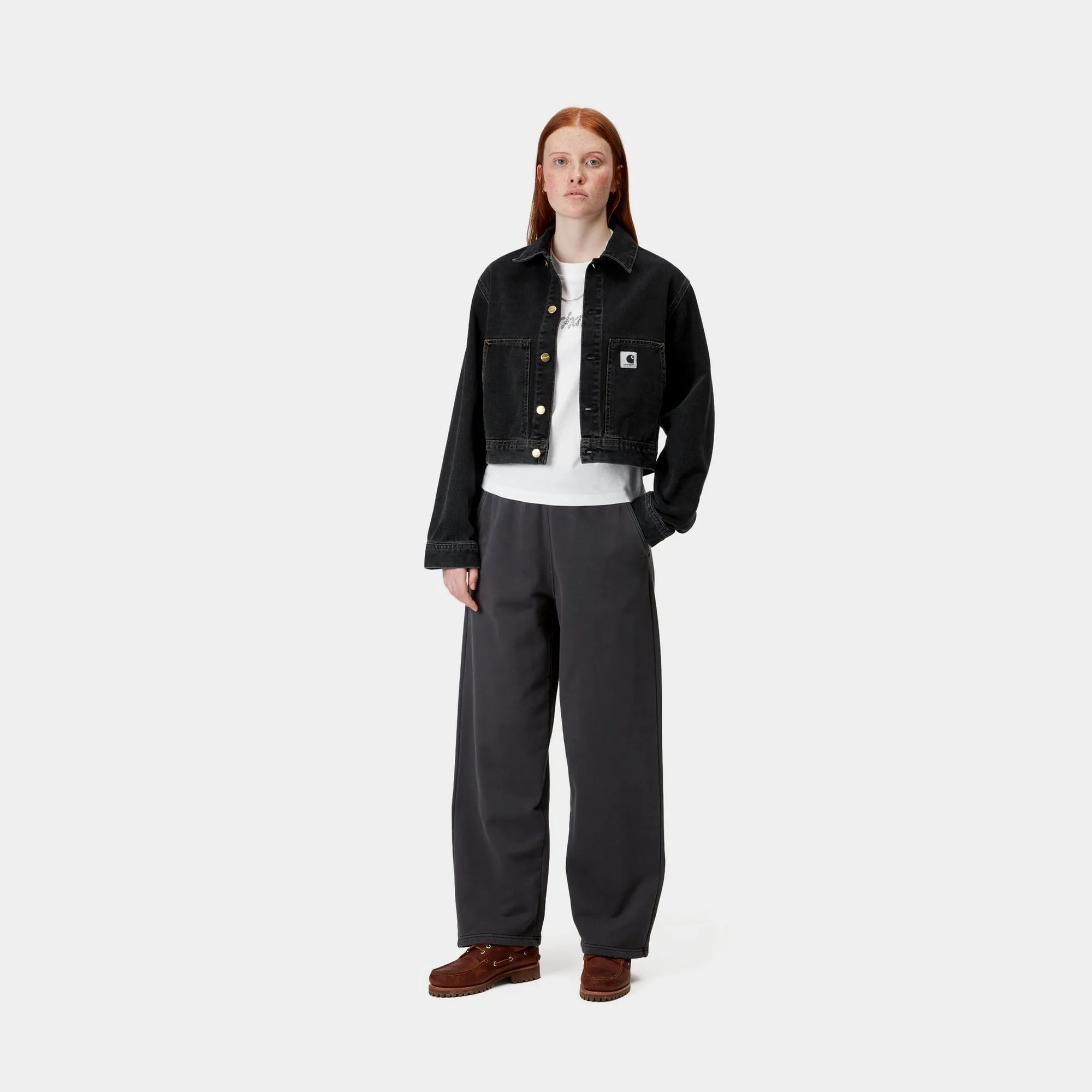 Womens Arca Jacket | Black (stone washed) Carhartt WIP