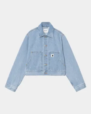 Womens Arca Jacket | Blue (stone bleached) Carhartt WIP