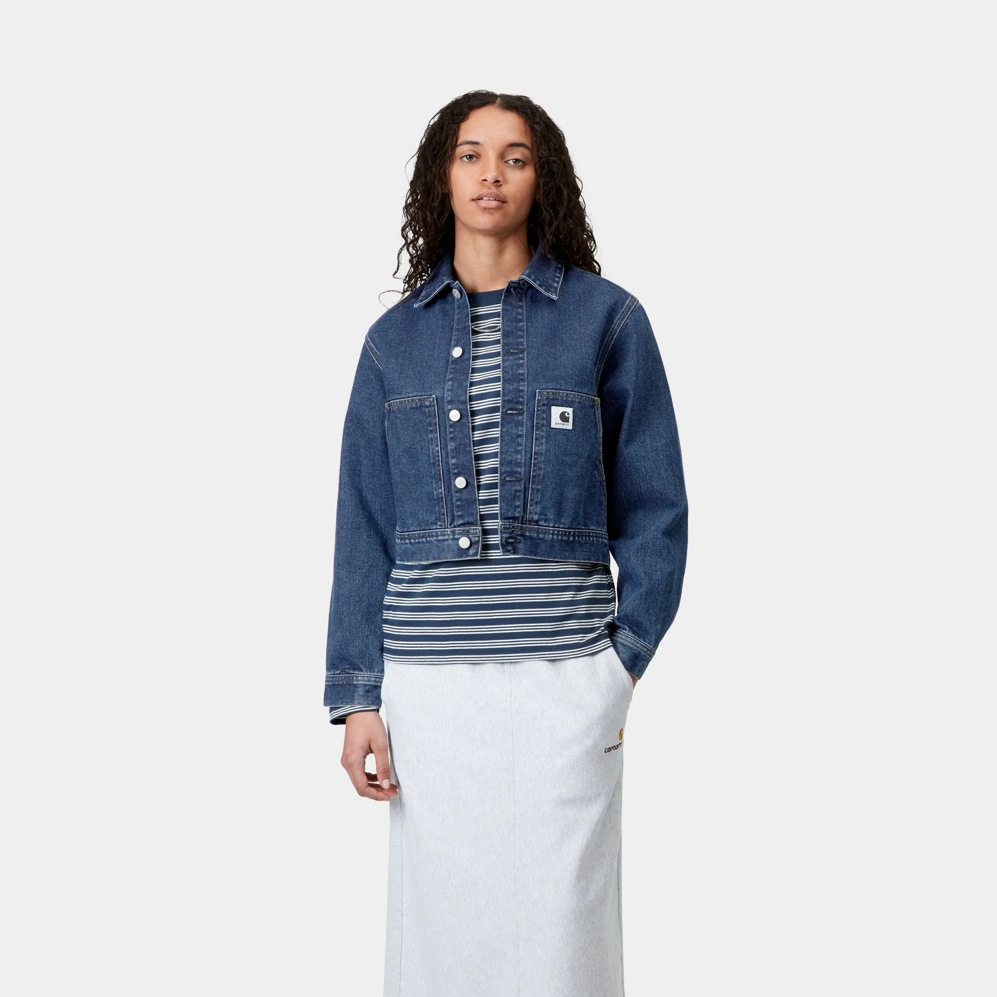 Womens Arca Jacket | Blue (stone washed) Carhartt WIP