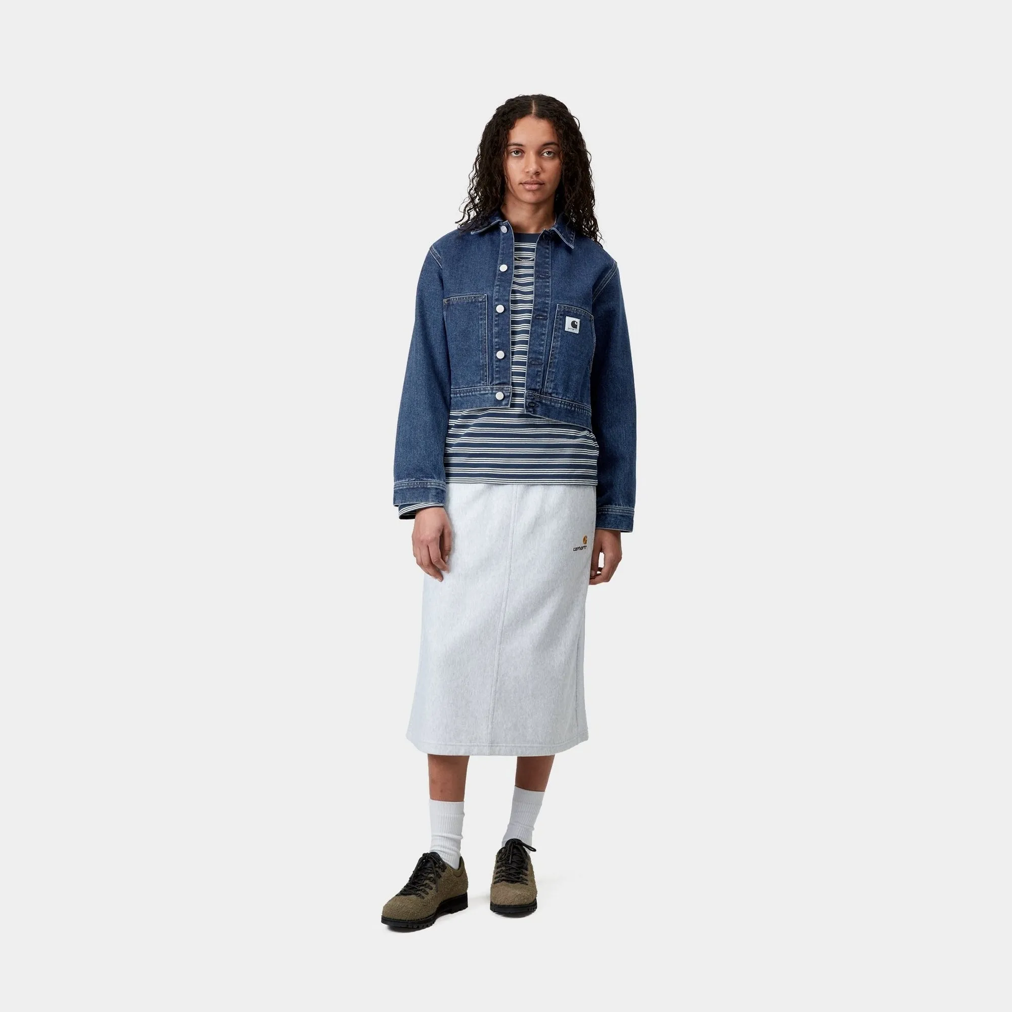 Womens Arca Jacket | Blue (stone washed) Carhartt WIP