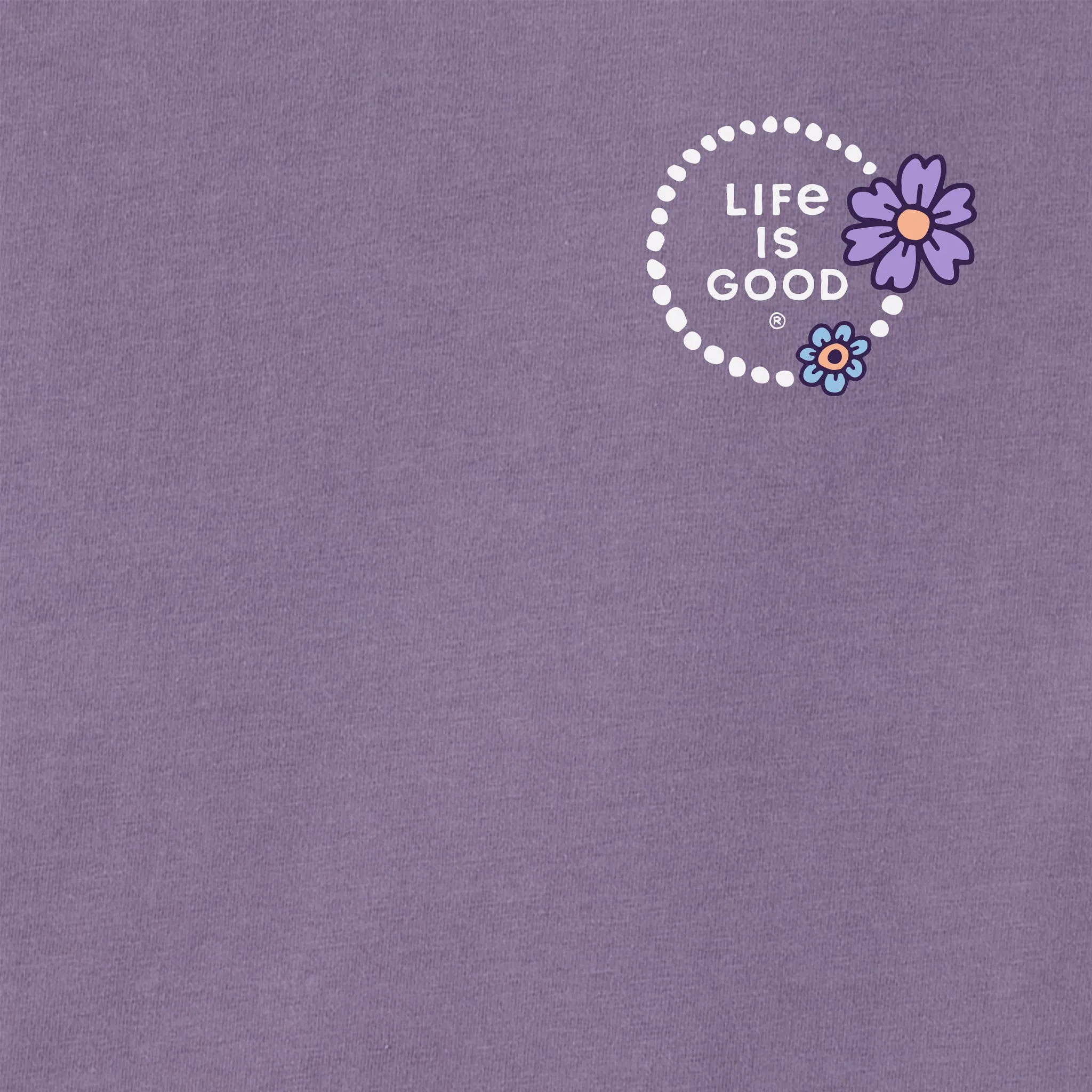 Women's Beautiful Energy Wildflowers Crusher Boxy Hoodie LIFE IS GOOD