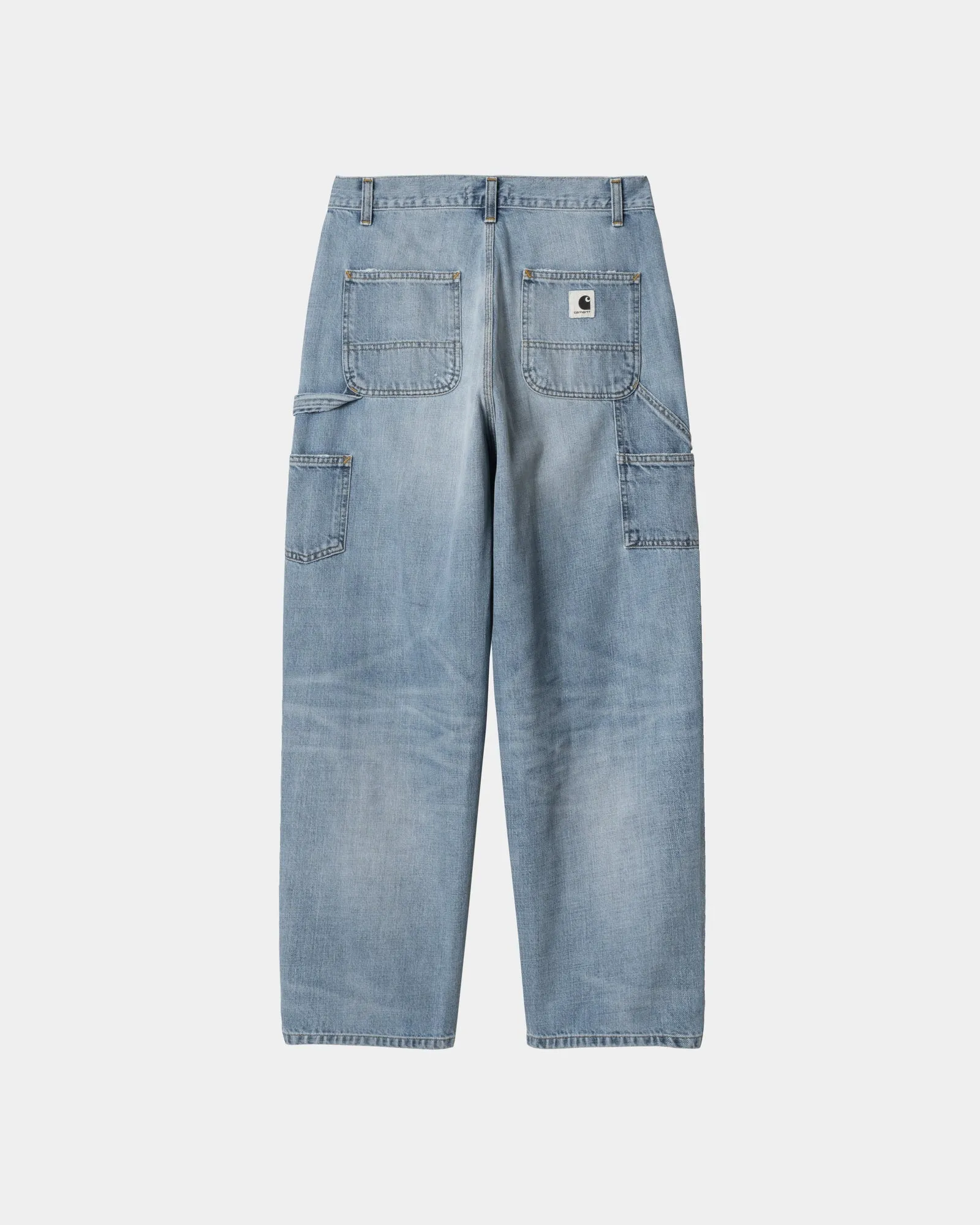 Womens Brandon Double Knee Pant | Blue (burst washed) Carhartt WIP