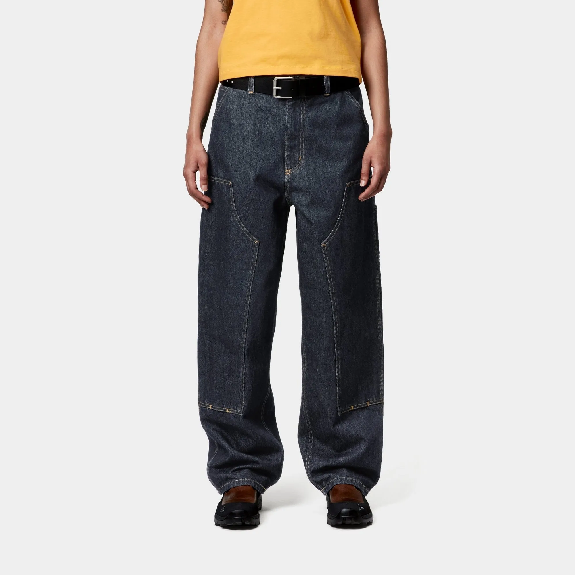 Womens Brandon Double Knee Pant | Blue Carhartt WIP