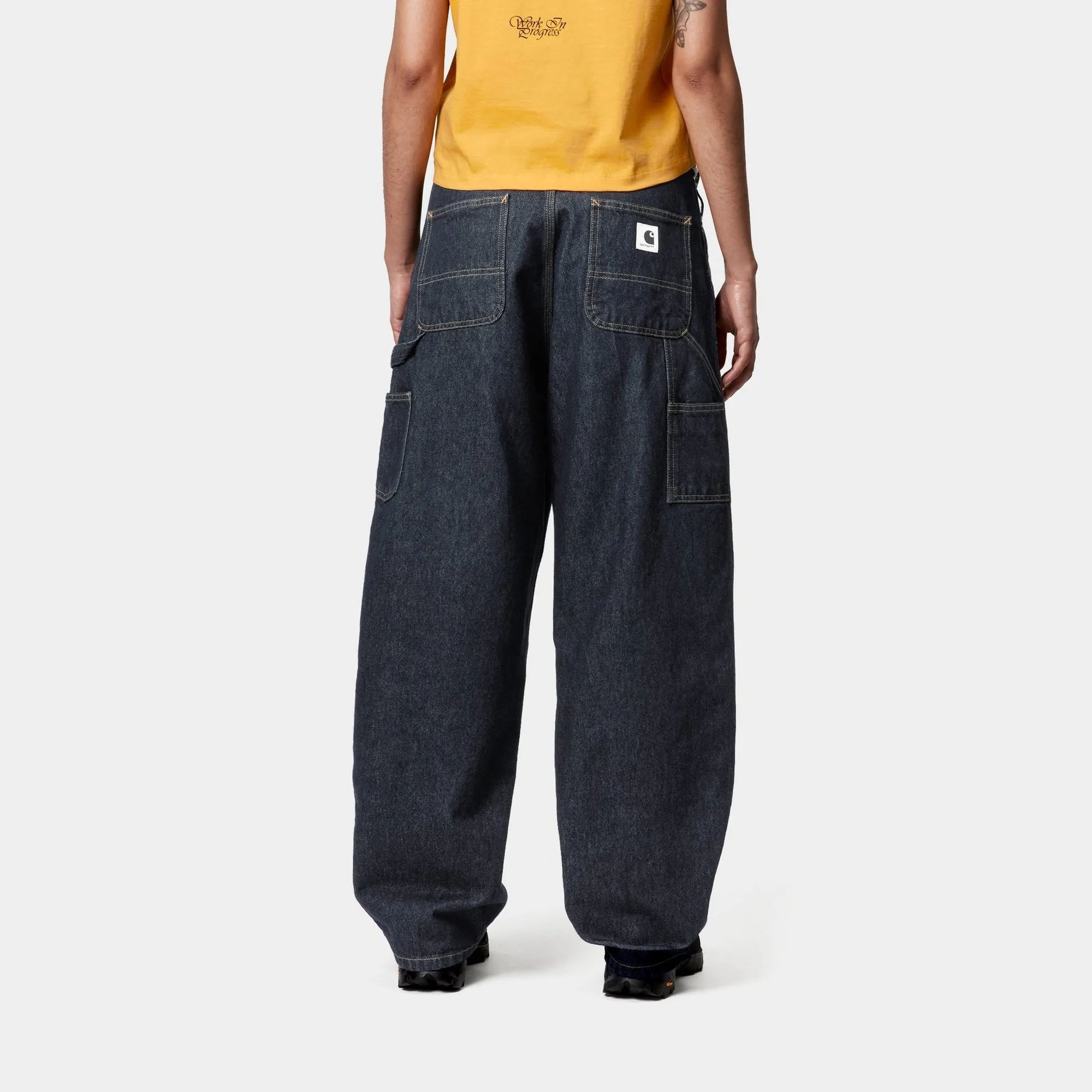 Womens Brandon Double Knee Pant | Blue Carhartt WIP