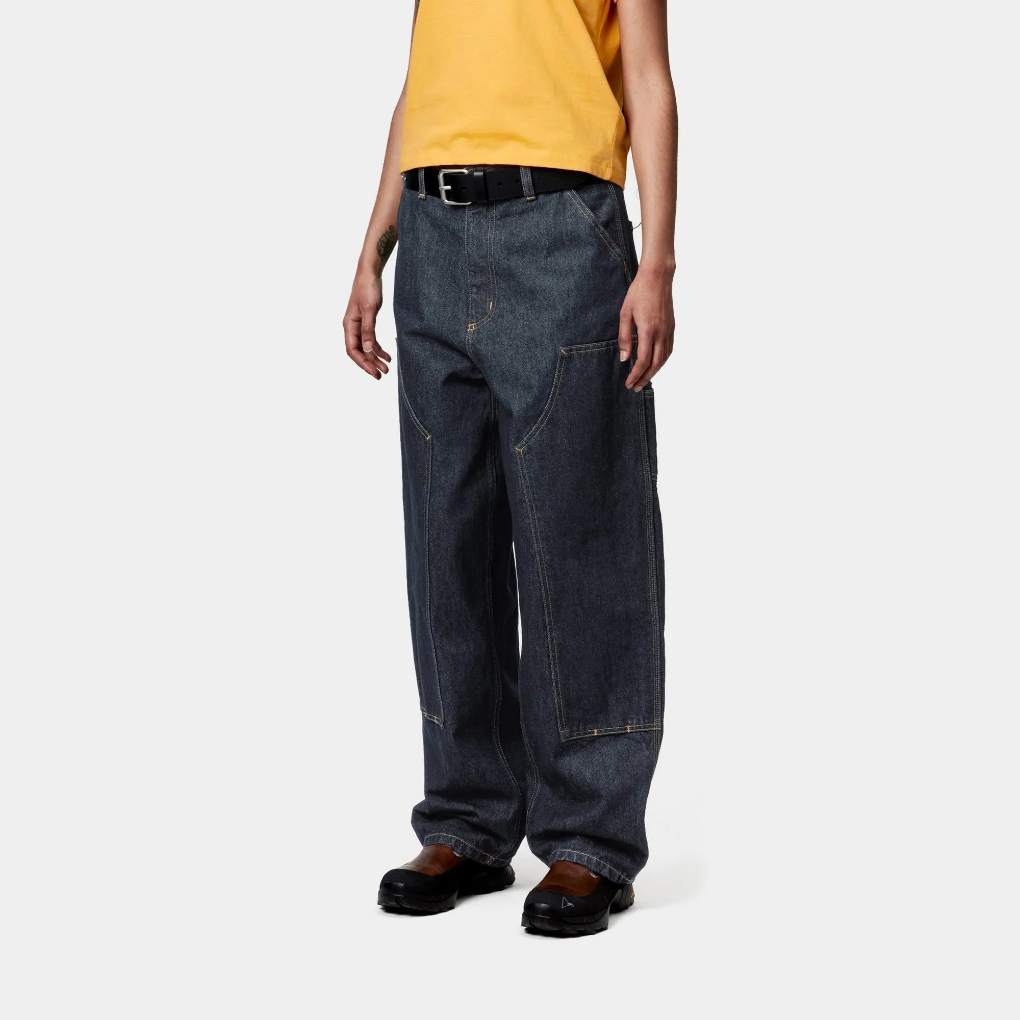 Womens Brandon Double Knee Pant | Blue Carhartt WIP