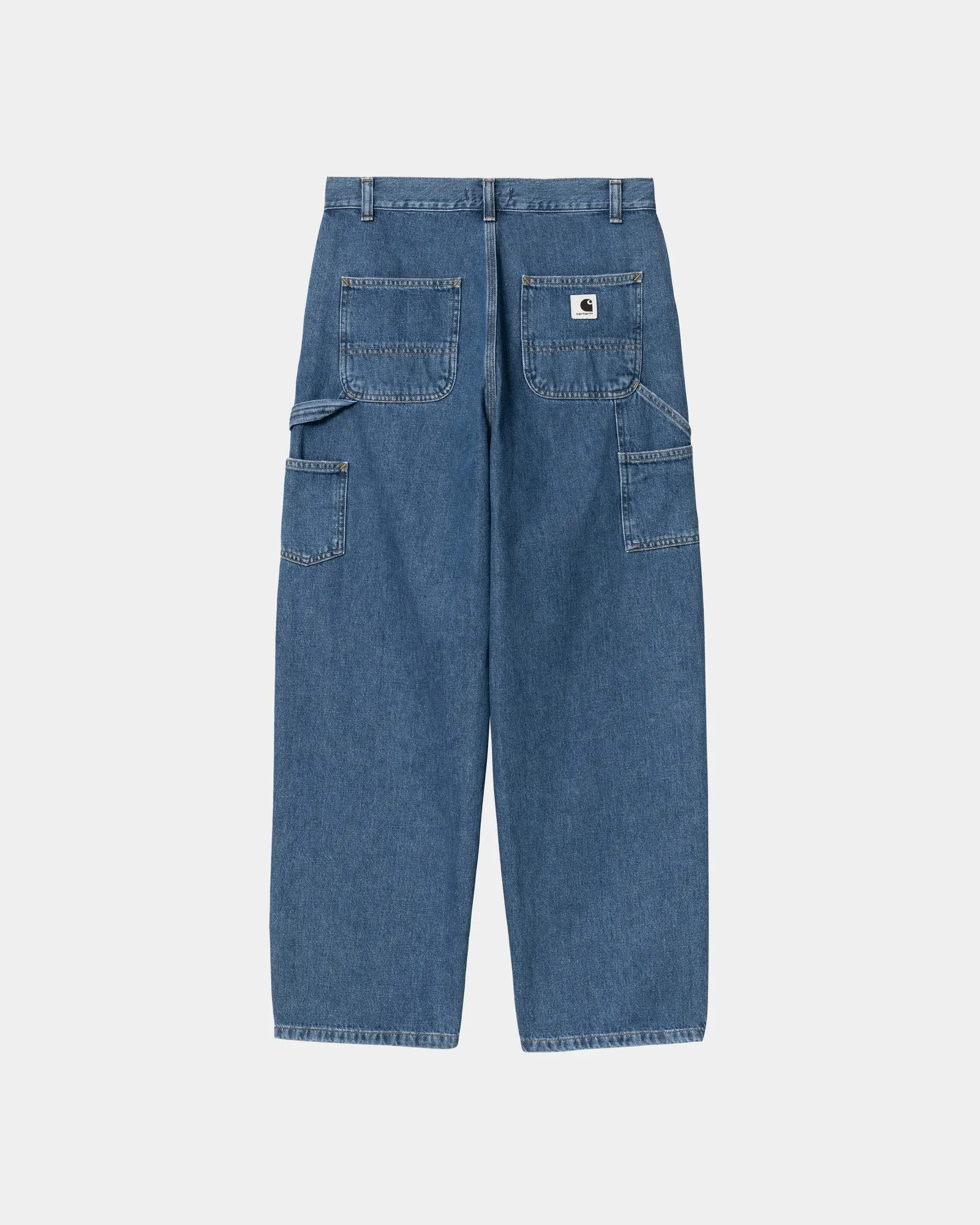 Womens Brandon Double Knee Pant | Blue (stone washed) Carhartt WIP