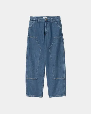 Womens Brandon Double Knee Pant | Blue (stone washed) Carhartt WIP
