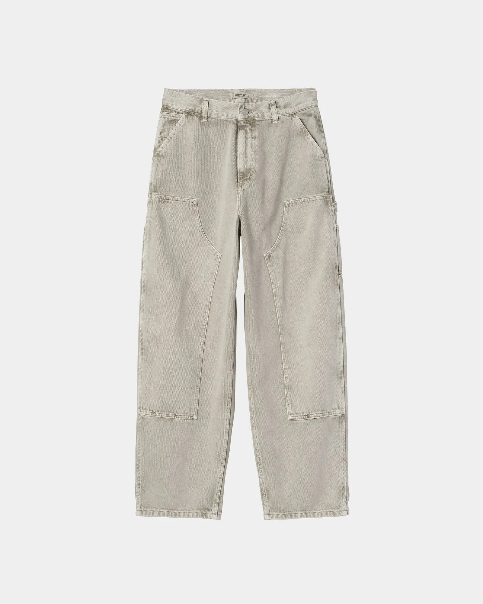Womens Brandon Double Knee Pant - Chalk Wash | Opuntia Carhartt WIP