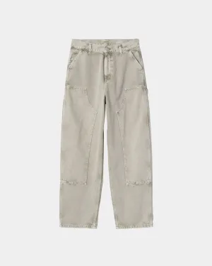 Womens Brandon Double Knee Pant - Chalk Wash | Opuntia Carhartt WIP