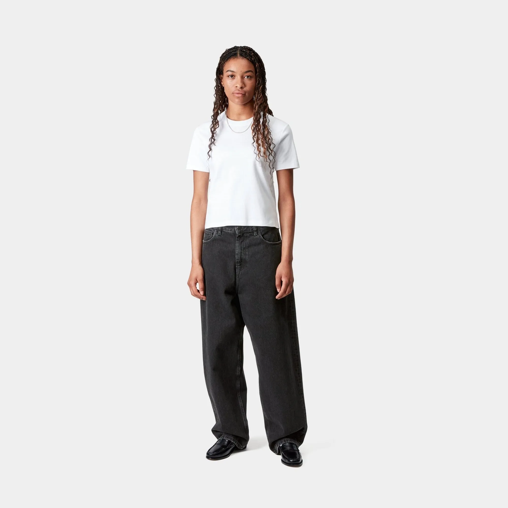 Womens Brandon Pant | Black (stone washed) Carhartt WIP