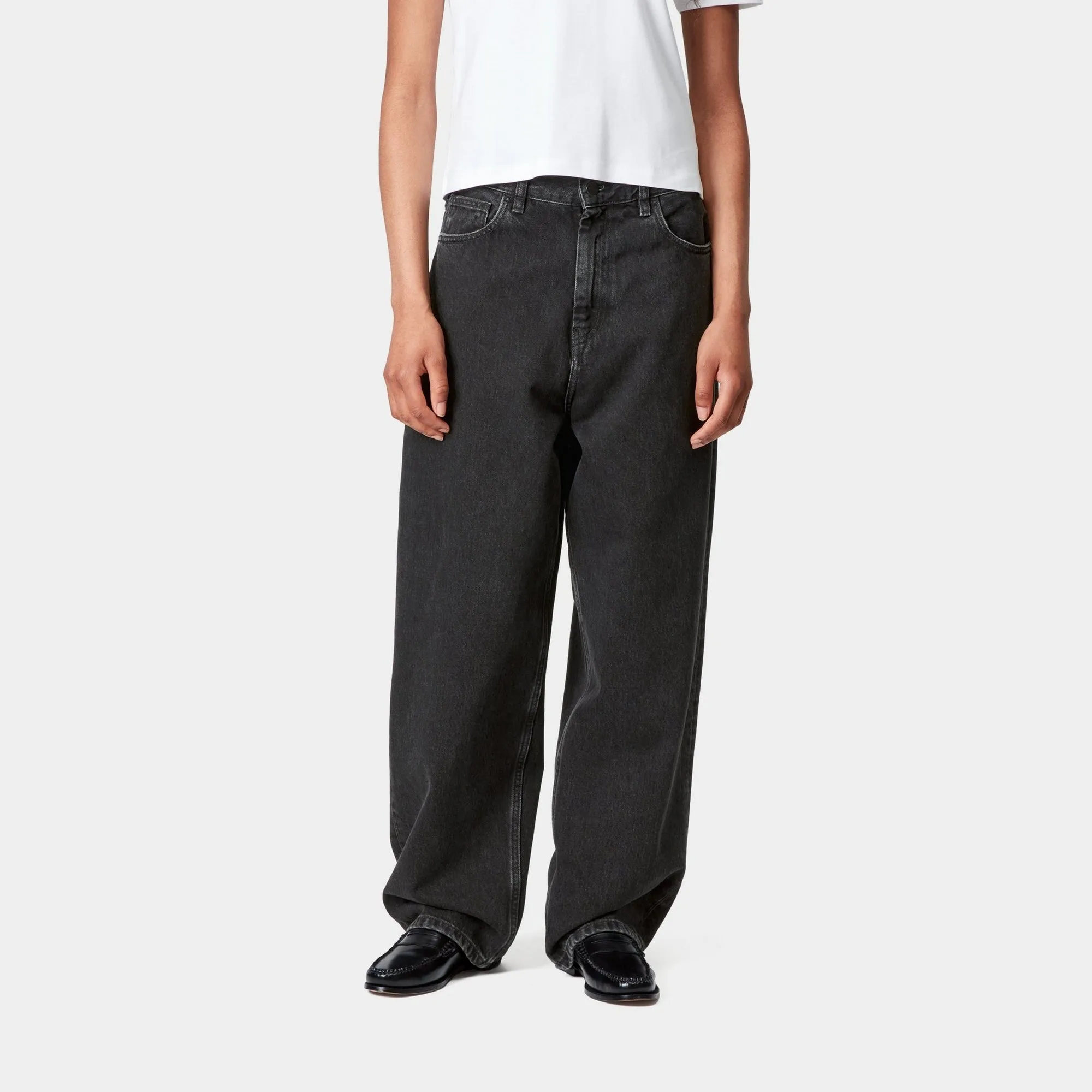 Womens Brandon Pant | Black (stone washed) Carhartt WIP