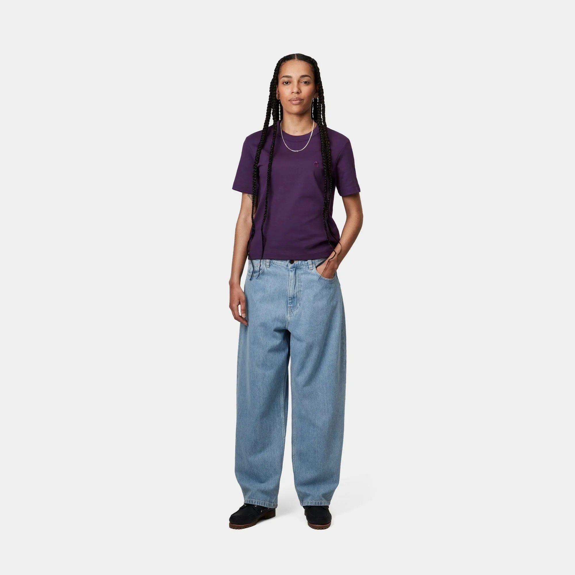 Women's Brandon Pant | Blue (stone bleached) Carhartt WIP