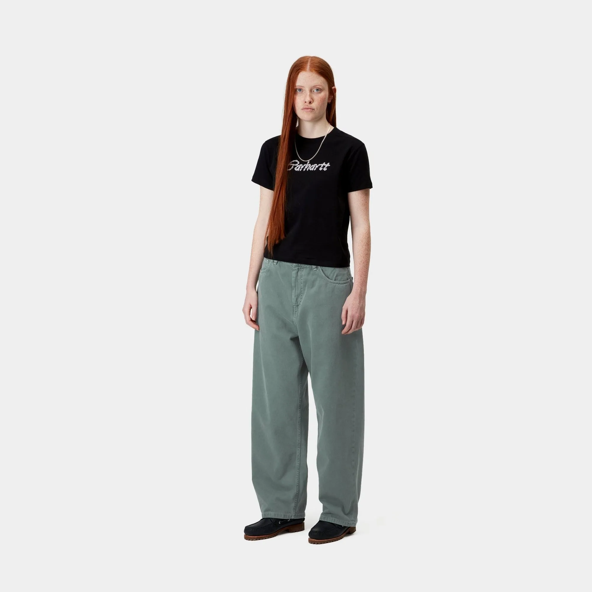 Womens Brandon Pant - Twill | Silver Pine (stone dyed) Carhartt WIP