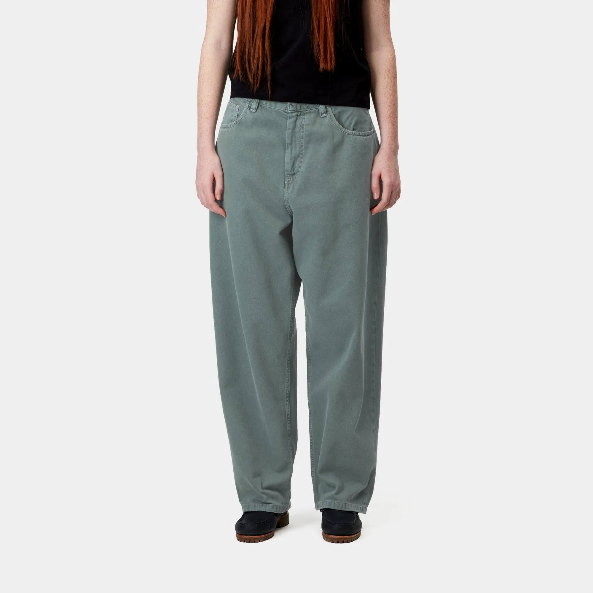 Womens Brandon Pant - Twill | Silver Pine (stone dyed) Carhartt WIP