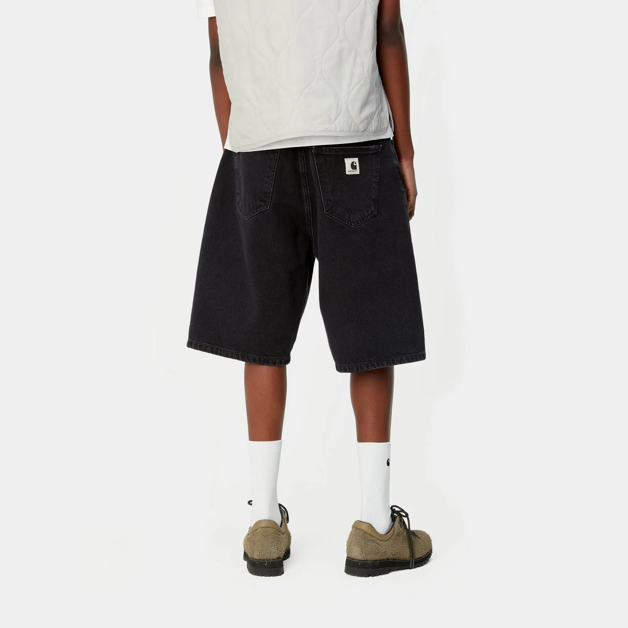 Womens Brandon Short | Black (stone washed) Carhartt WIP