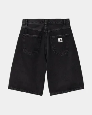 Womens Brandon Short | Black (stone washed) Carhartt WIP