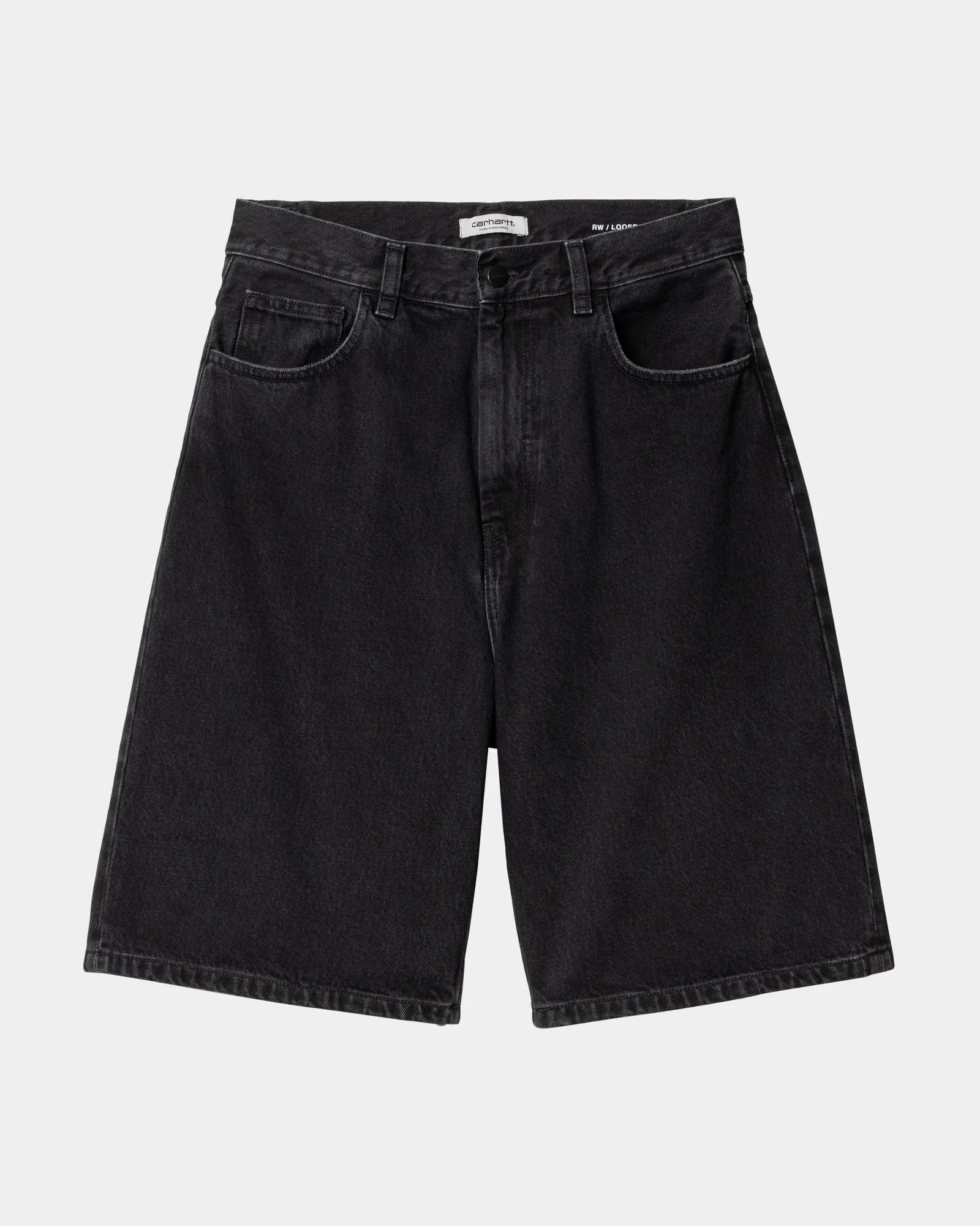 Womens Brandon Short | Black (stone washed) Carhartt WIP