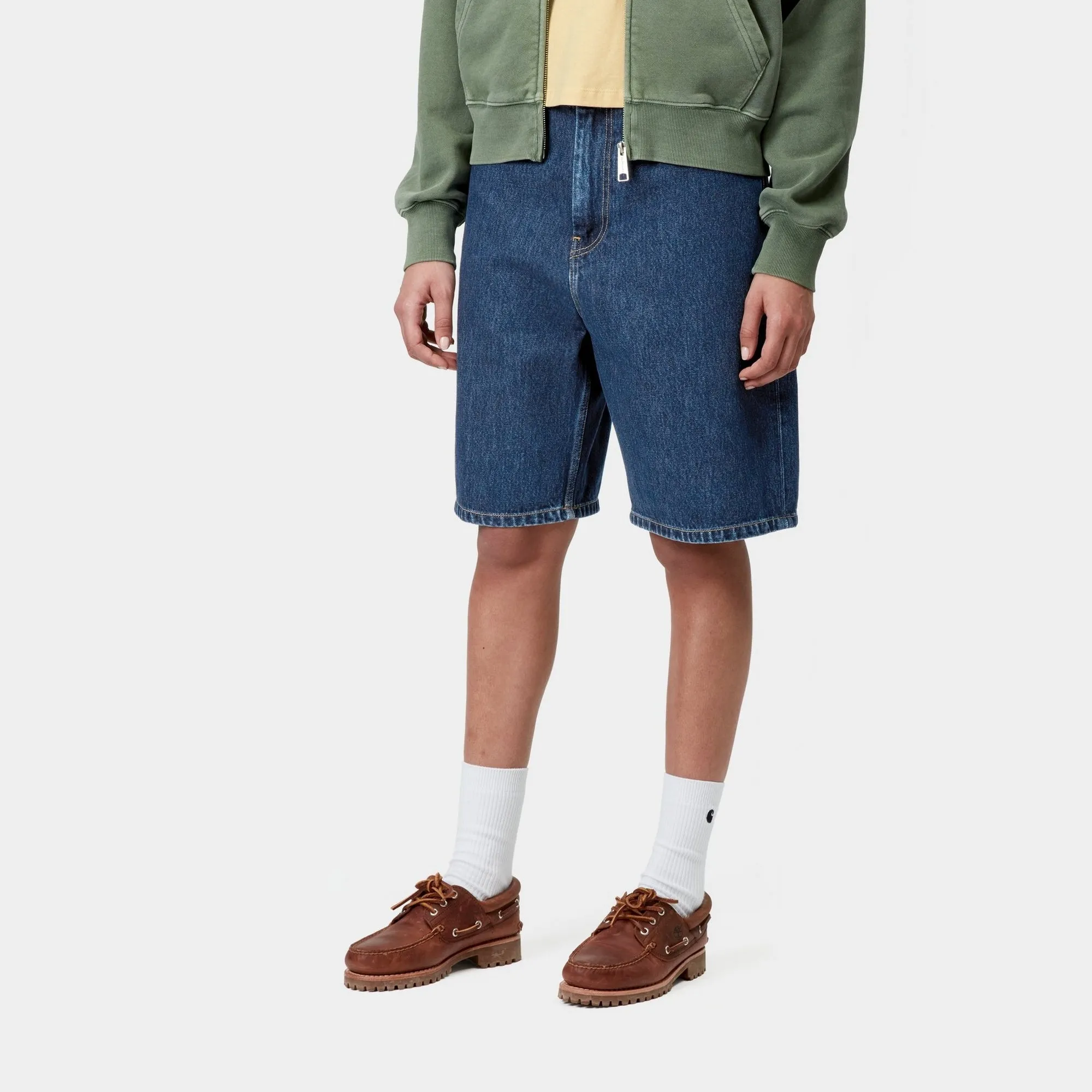 Womens Brandon Short | Blue (stone washed) Carhartt WIP