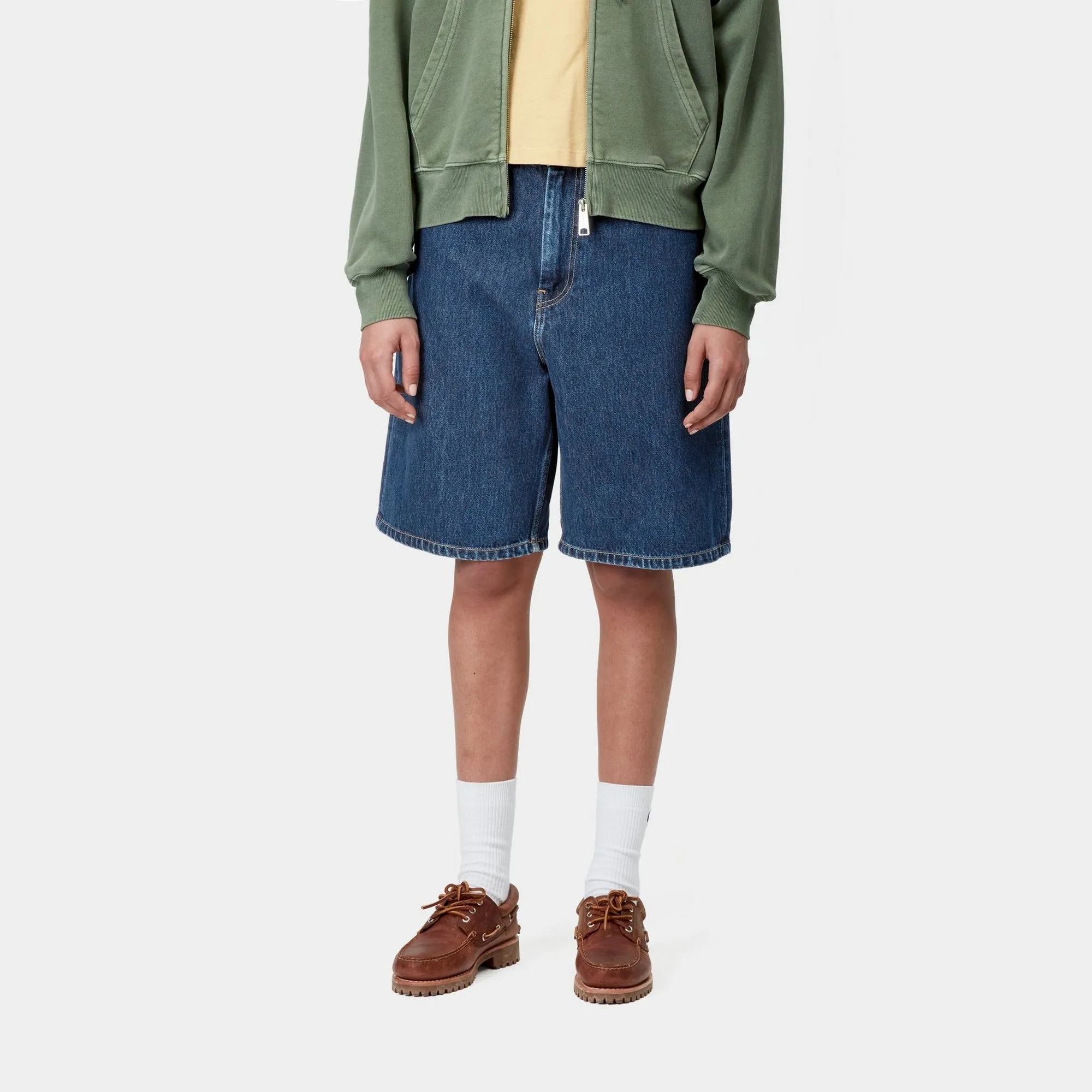 Womens Brandon Short | Blue (stone washed) Carhartt WIP