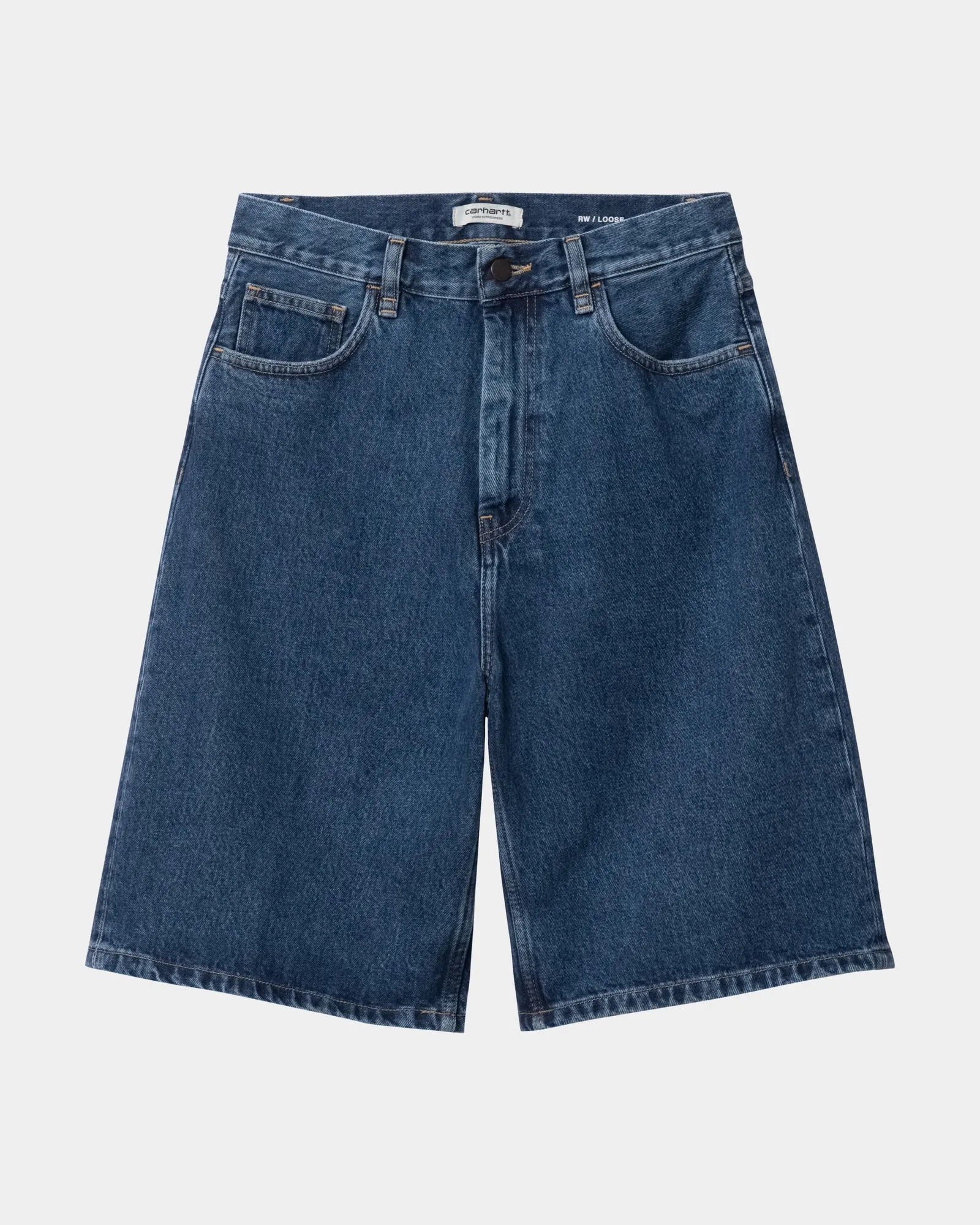 Womens Brandon Short | Blue (stone washed) Carhartt WIP