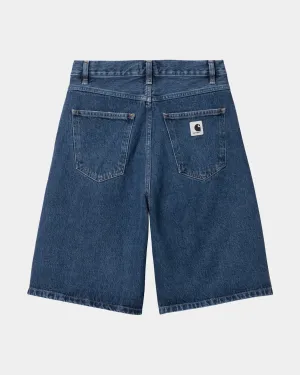 Womens Brandon Short | Blue (stone washed) Carhartt WIP