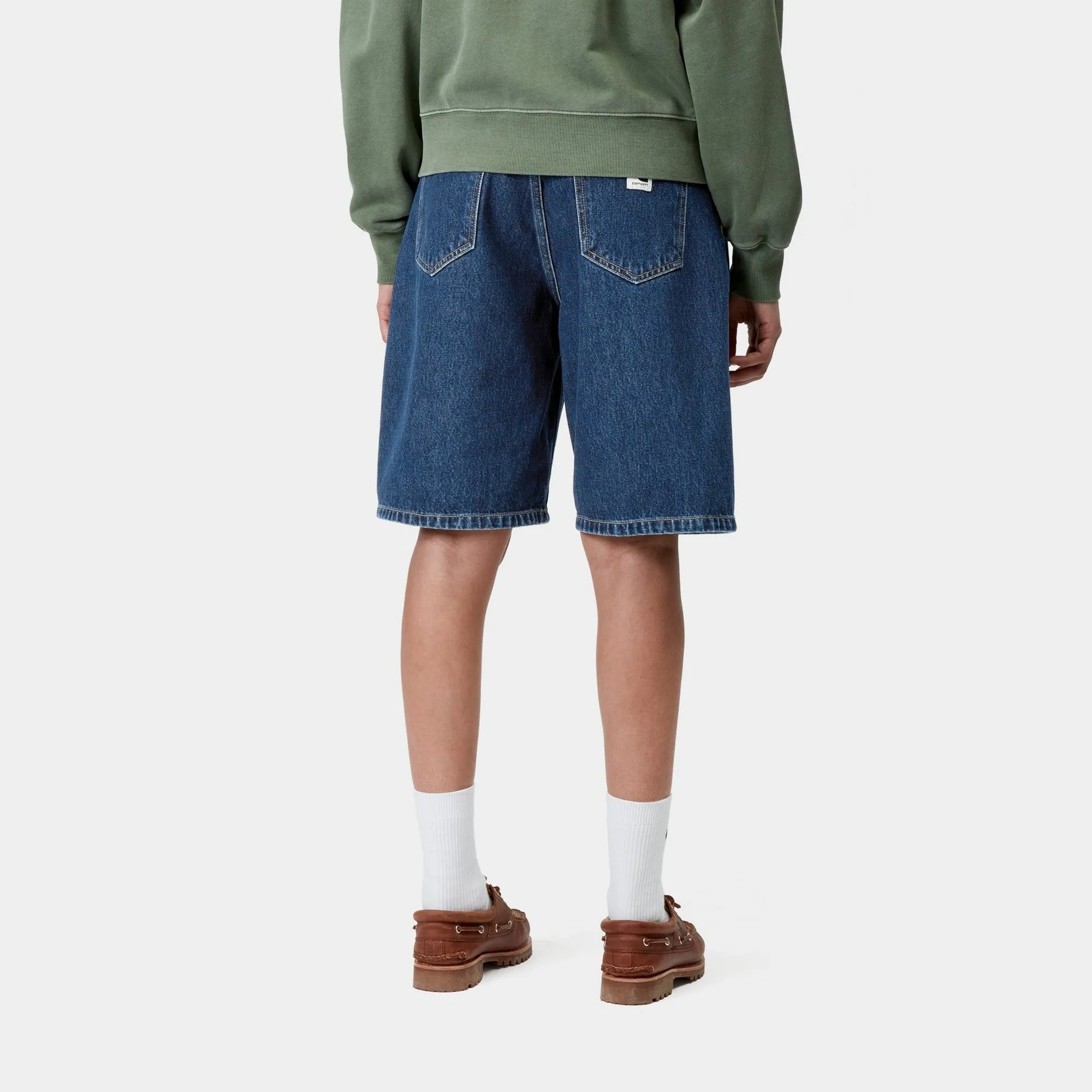 Womens Brandon Short | Blue (stone washed) Carhartt WIP