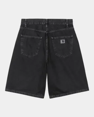 Womens Brandon Short - Twill | Black (stone dyed) Carhartt WIP