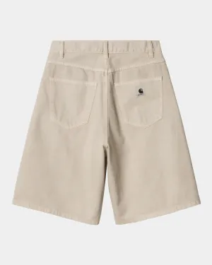 Womens Brandon Short - Twill | Fleur De Sel (stone dyed) Carhartt WIP