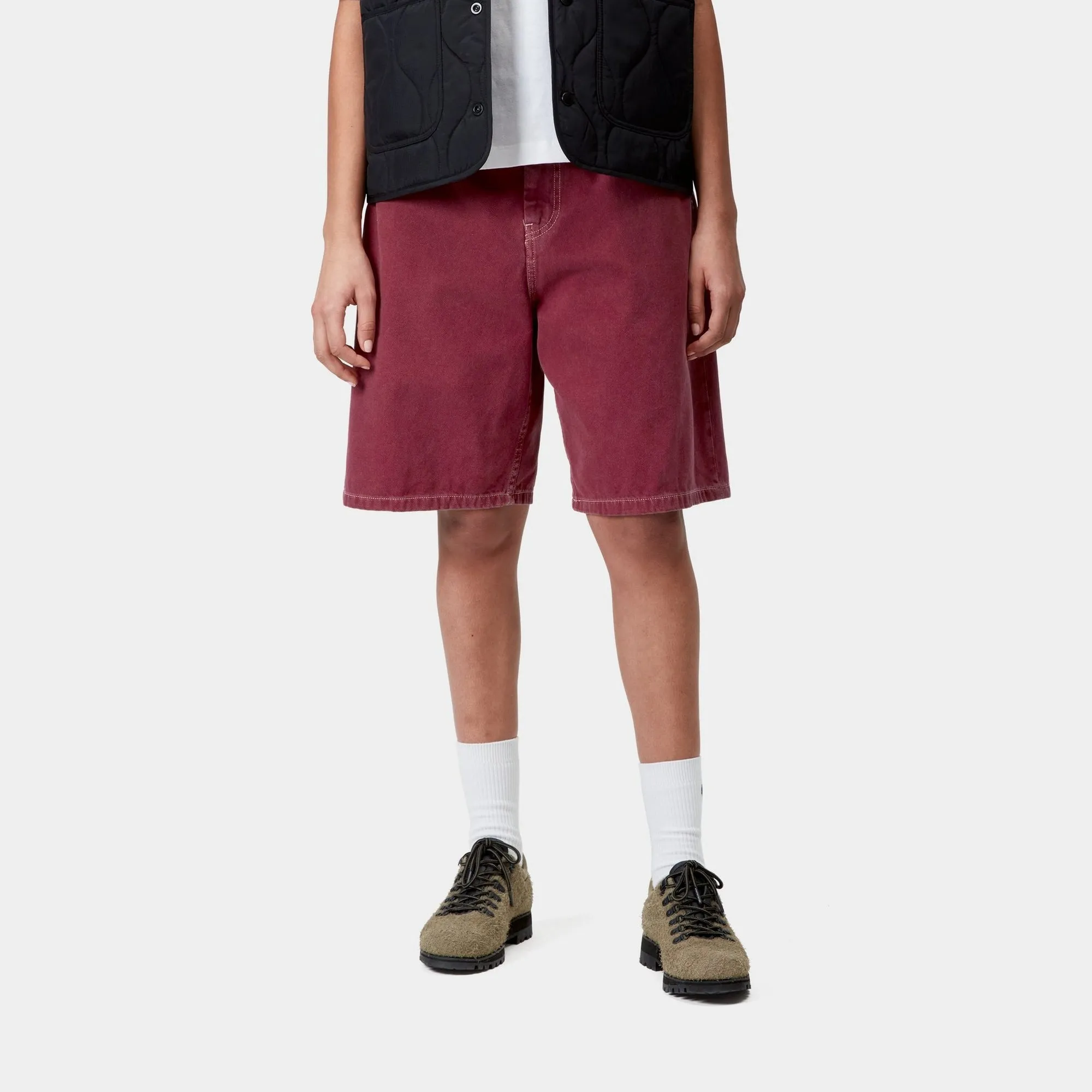 Womens Brandon Short - Twill | Mulberry (stone dyed) Carhartt WIP