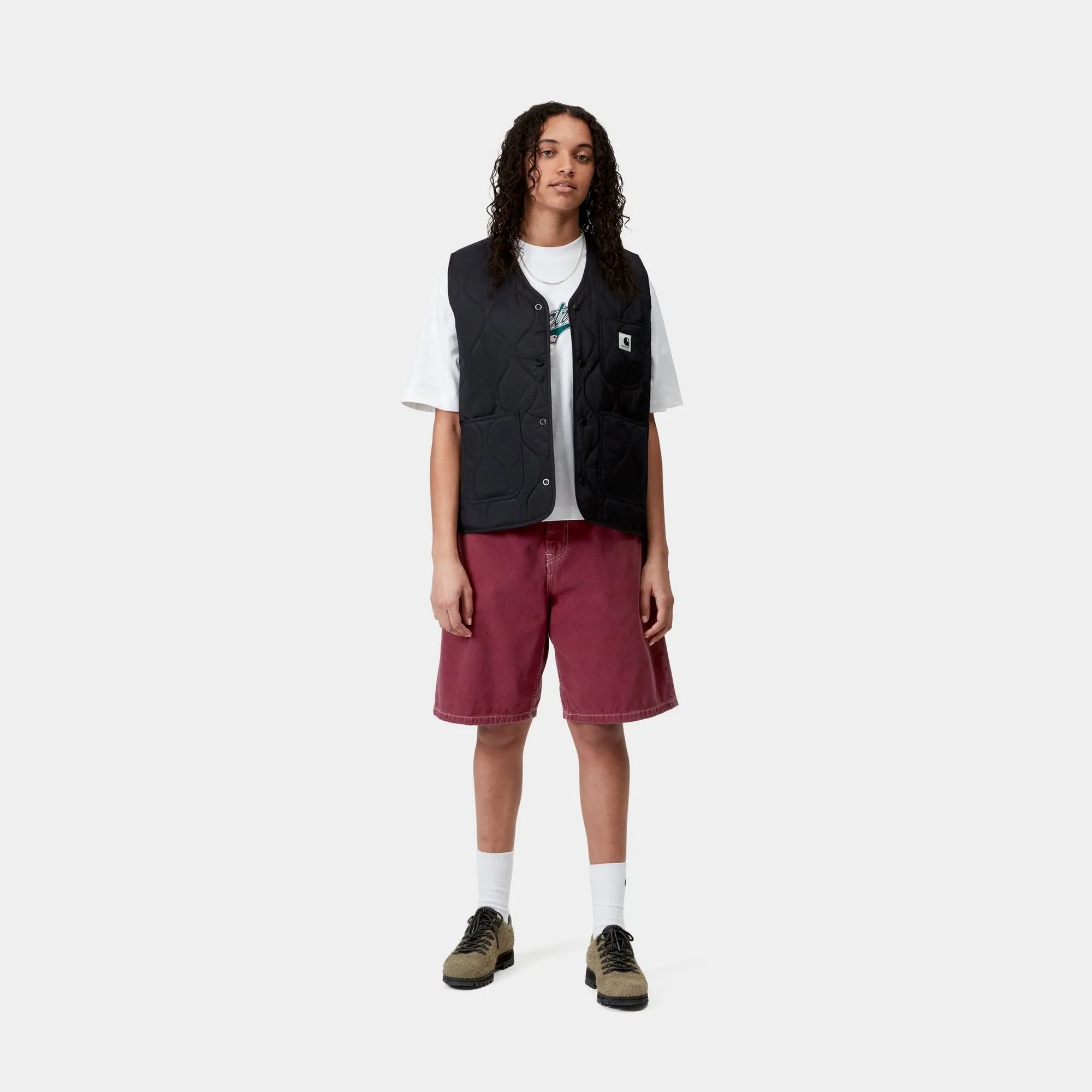 Womens Brandon Short - Twill | Mulberry (stone dyed) Carhartt WIP