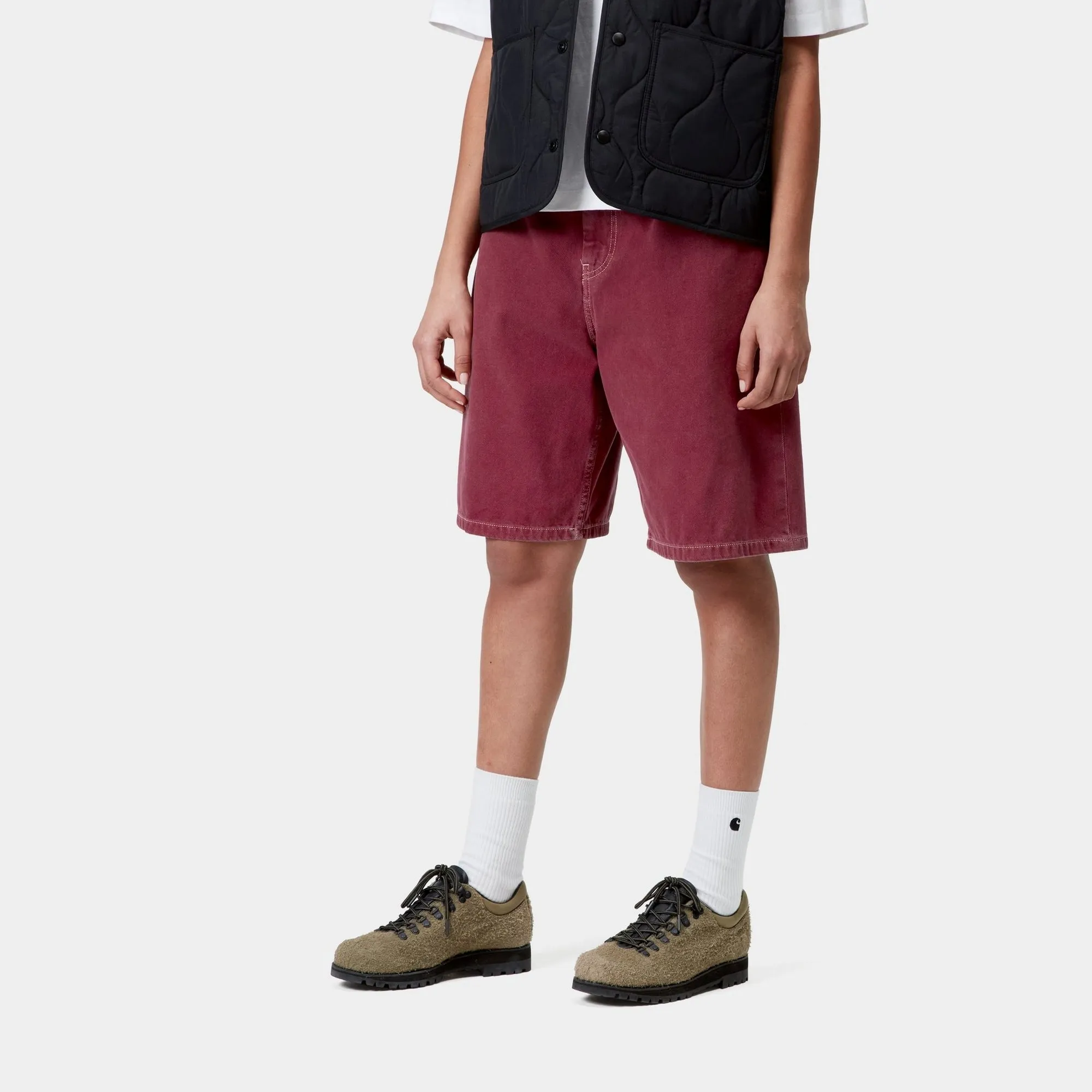 Womens Brandon Short - Twill | Mulberry (stone dyed) Carhartt WIP