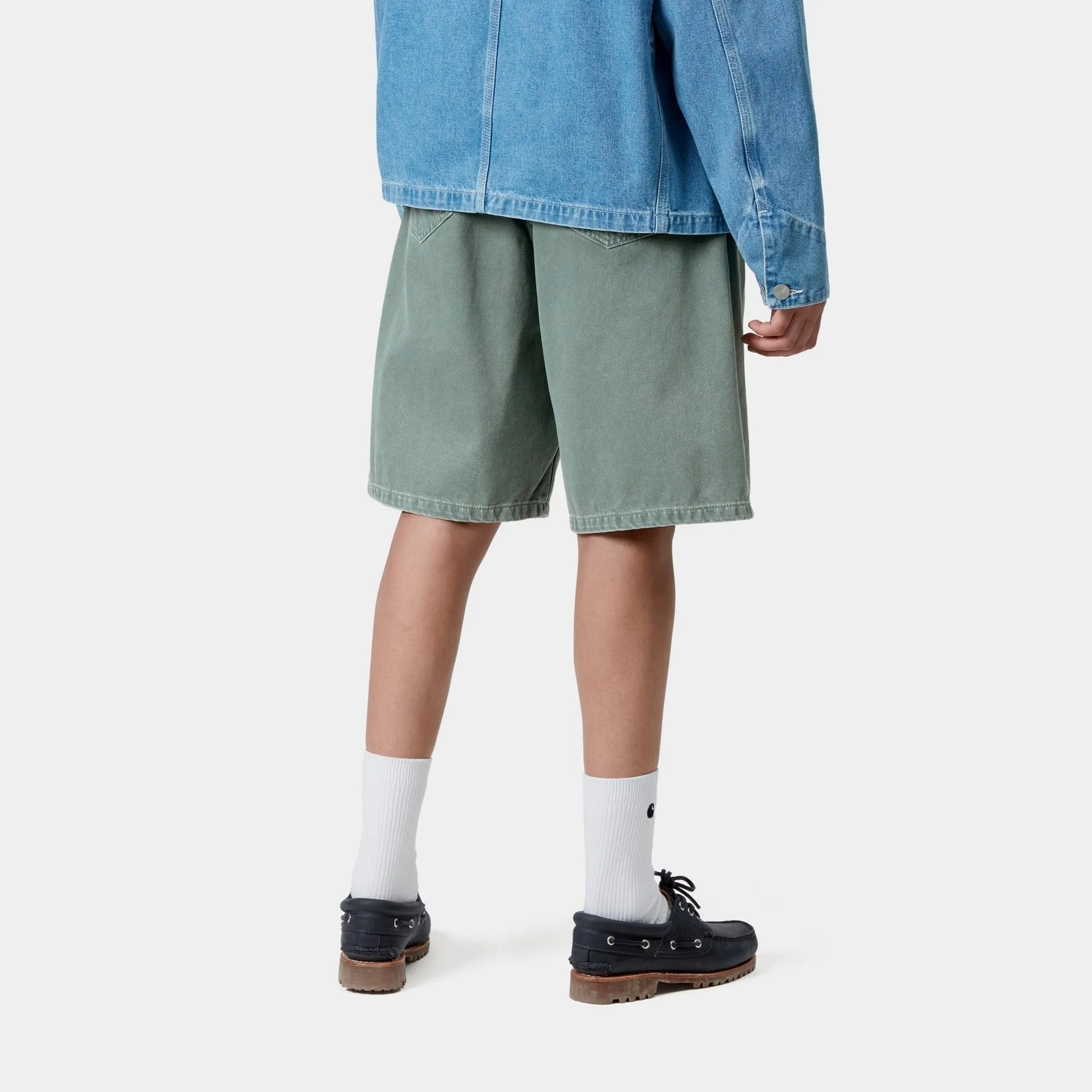 Womens Brandon Short - Twill | Silver Pine (stone dyed) Carhartt WIP