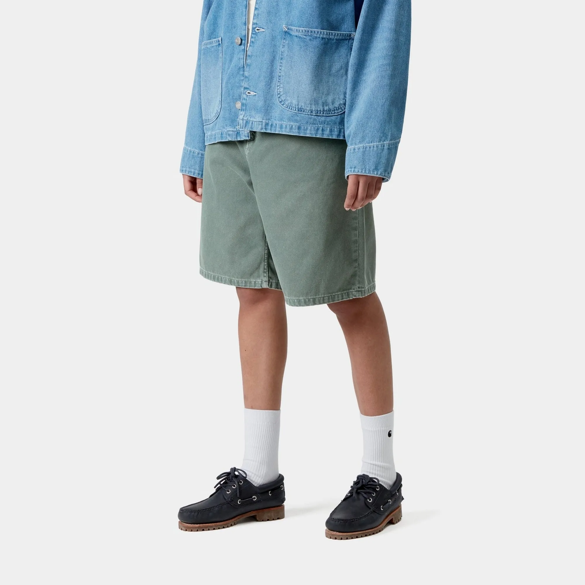 Womens Brandon Short - Twill | Silver Pine (stone dyed) Carhartt WIP
