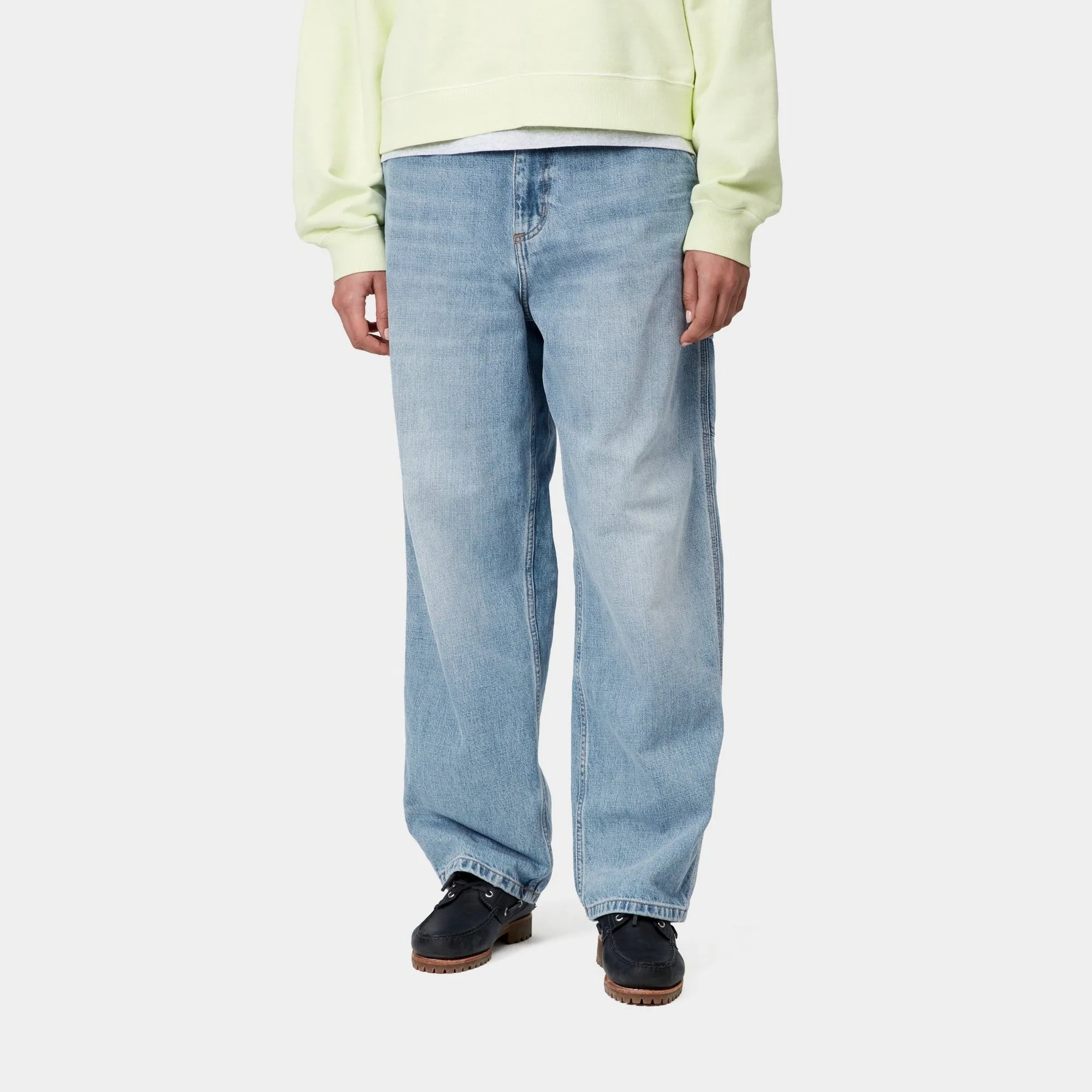 Womens Brandon Single Knee Pant | Blue (burst washed) Carhartt WIP