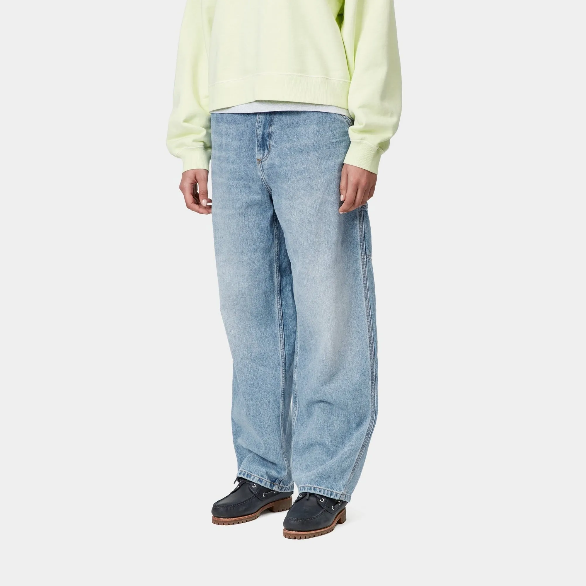 Womens Brandon Single Knee Pant | Blue (burst washed) Carhartt WIP