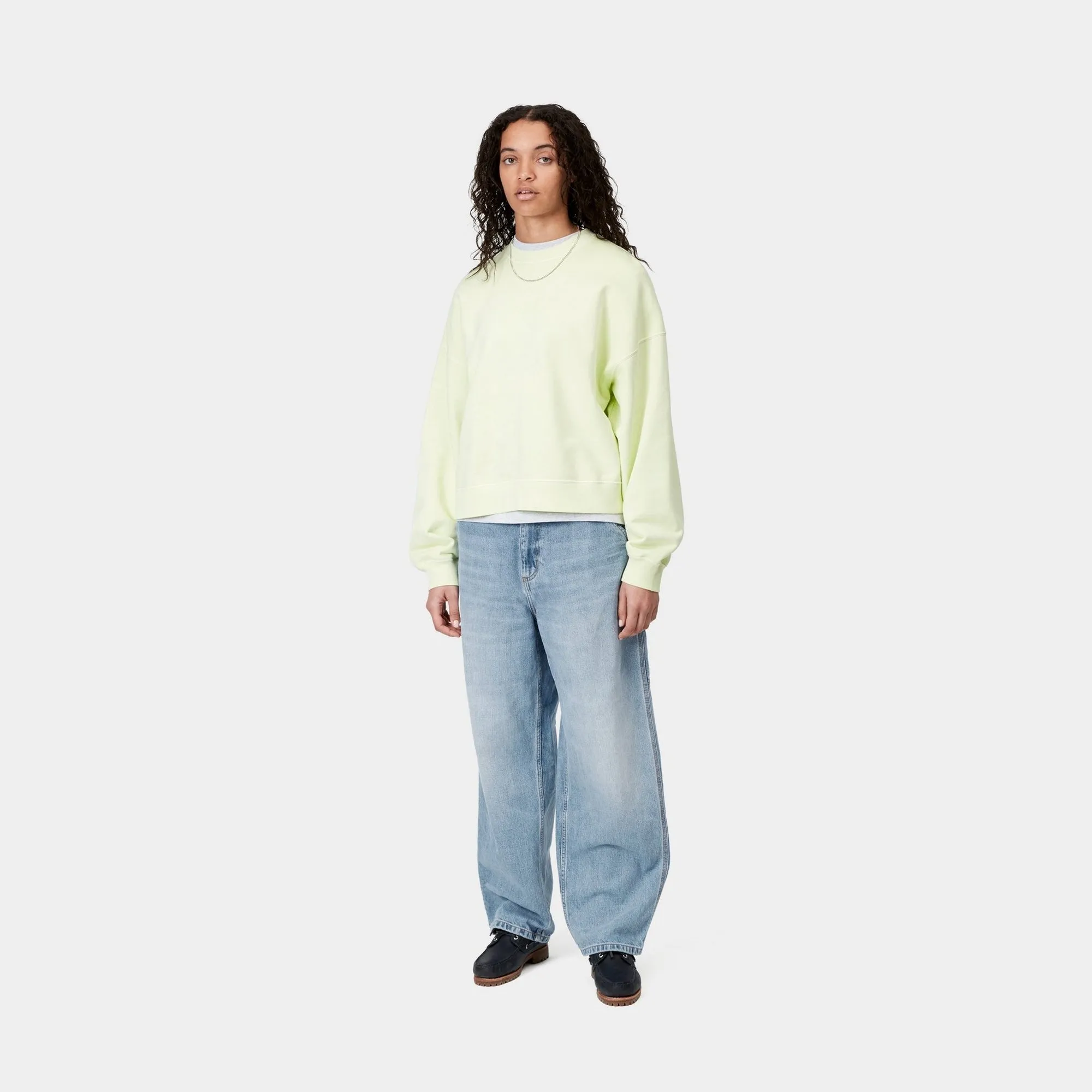 Womens Brandon Single Knee Pant | Blue (burst washed) Carhartt WIP