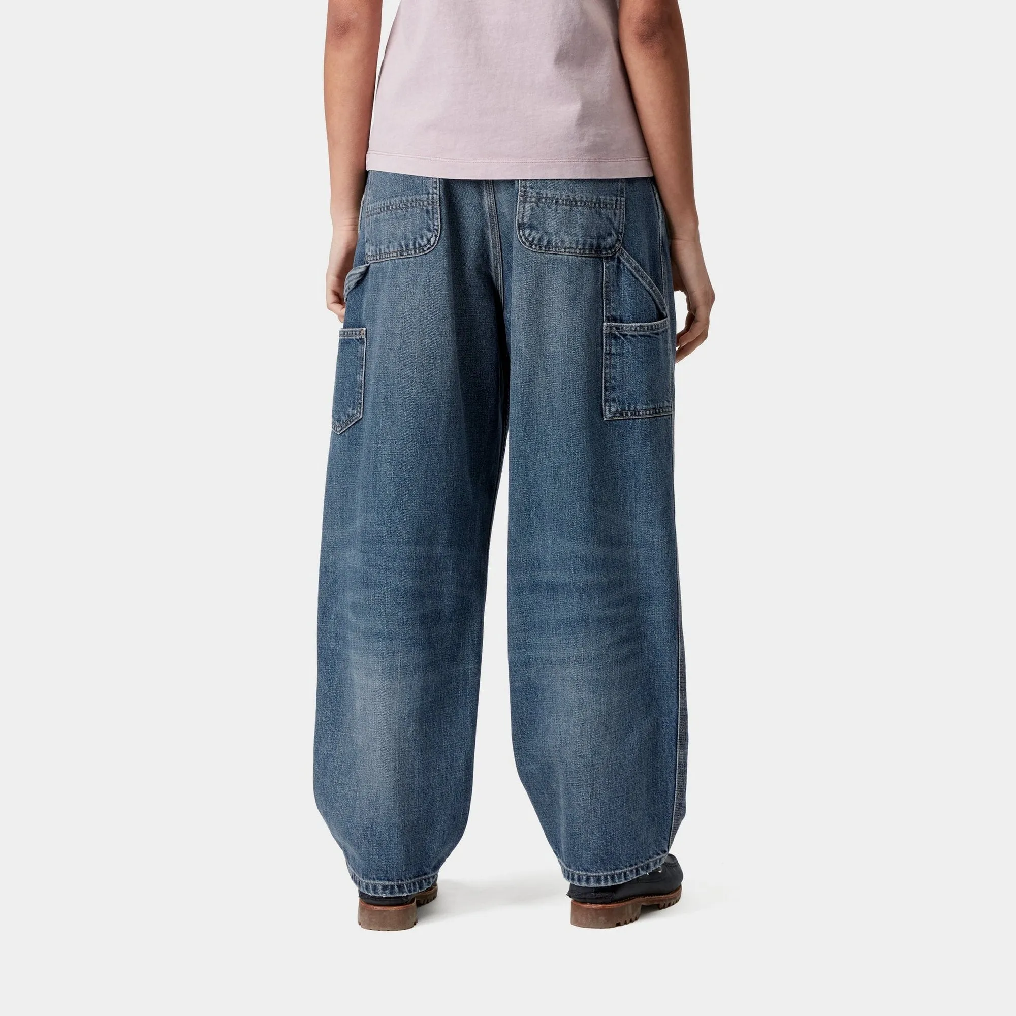 Womens Brandon Single Knee Pant | Blue (dark used wash) Carhartt WIP