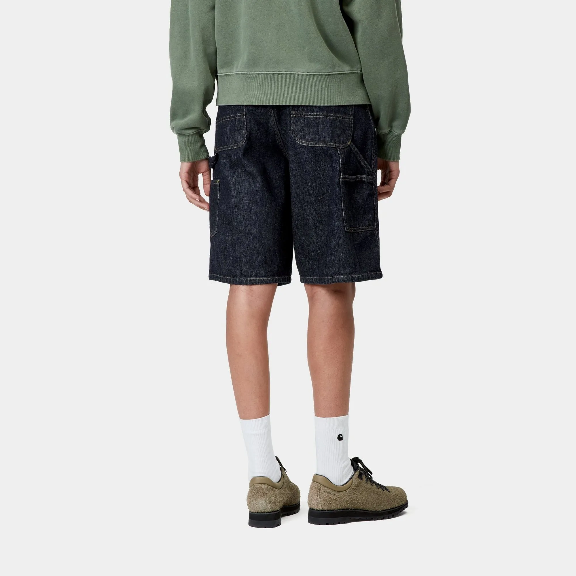Womens Brandon Single Knee Short | Blue Carhartt WIP