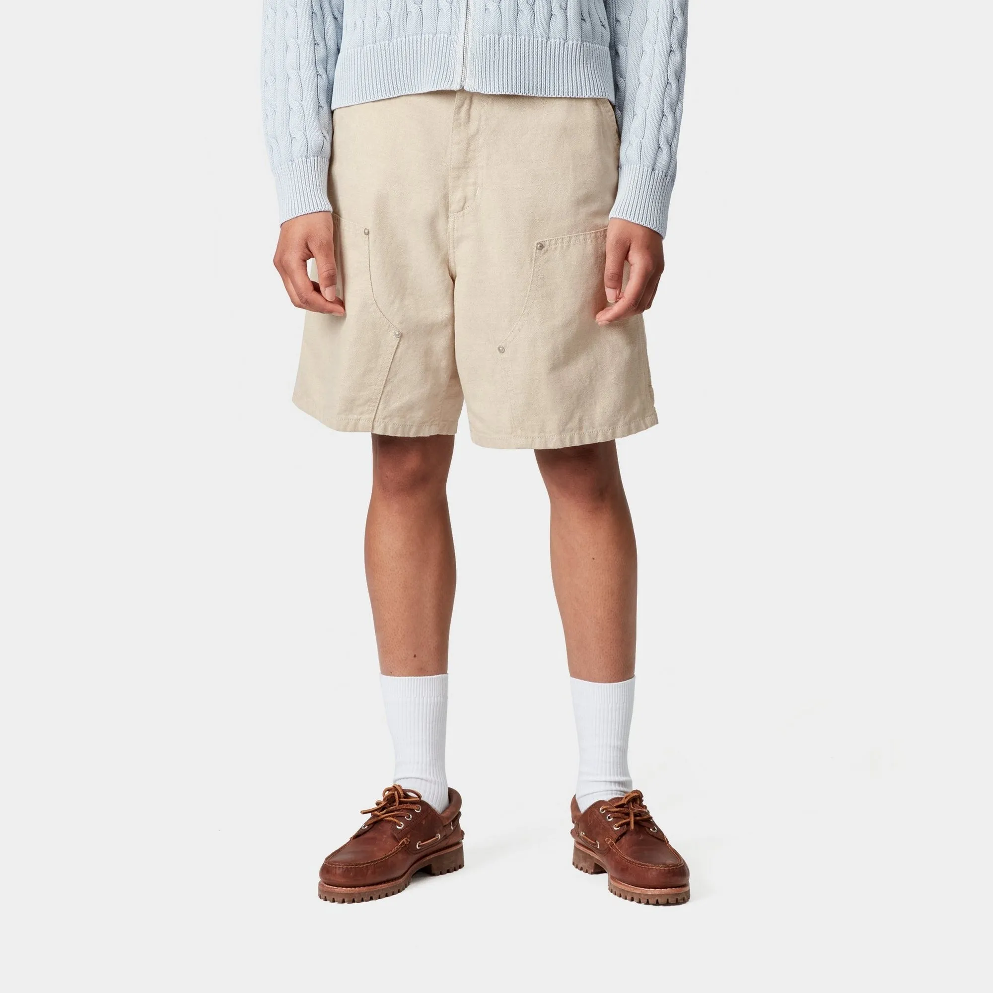 Womens Branford Double Knee Short | Natural Carhartt WIP