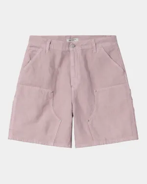 Womens Branford Double Knee Short | Pink Fog Carhartt WIP